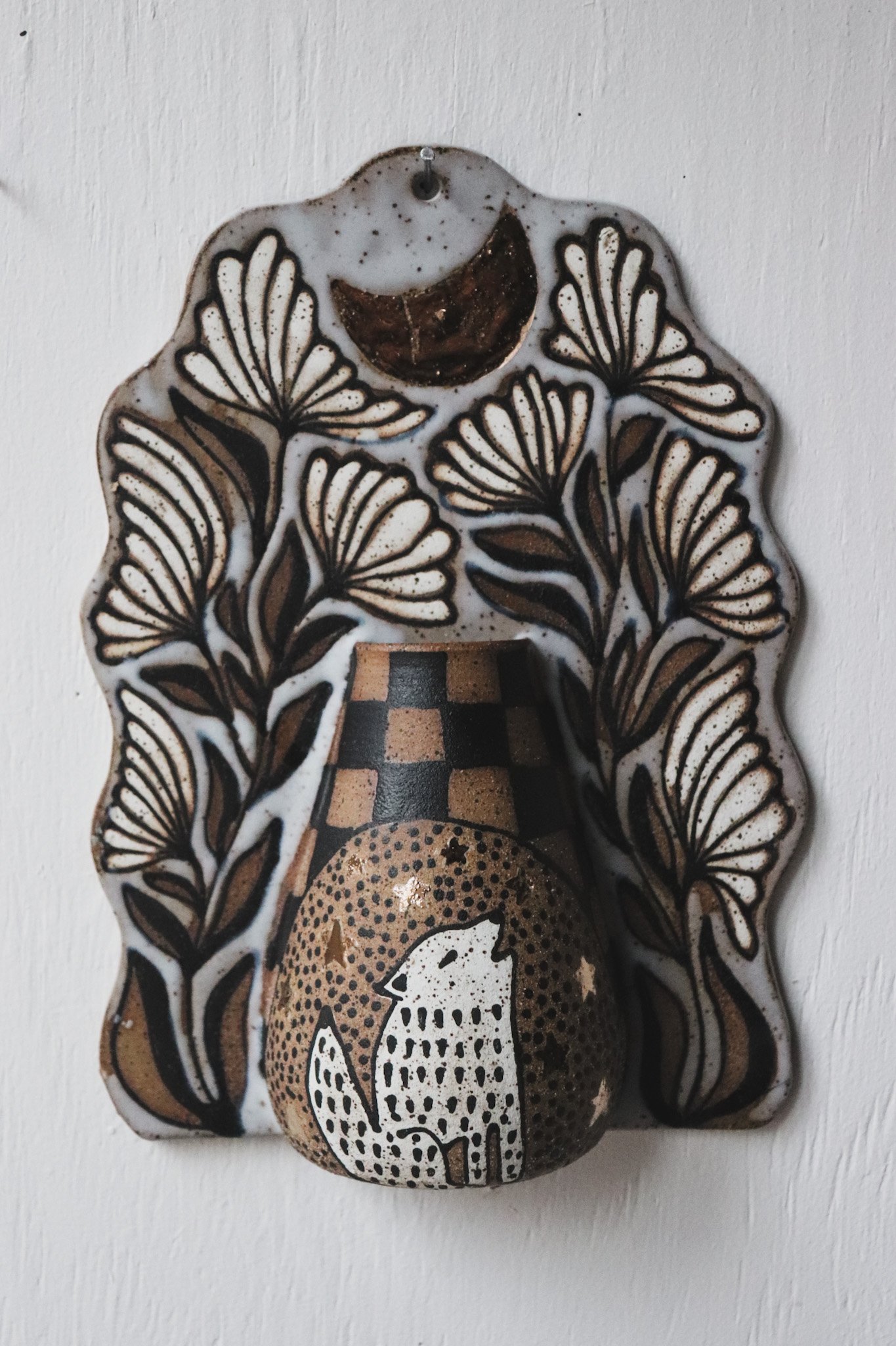 Familiar Flowers Wall Vase No. 2