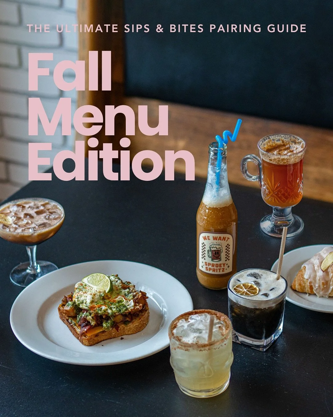 You could scroll the menu and guess. Or&hellip; you could use our fall pairing cheat sheet. 🍂

We matched our coziest fall drinks with the bites that vibe best&mdash;because solo is tasty, but duo is dreamy.

Meet the season&rsquo;s power couples. ?