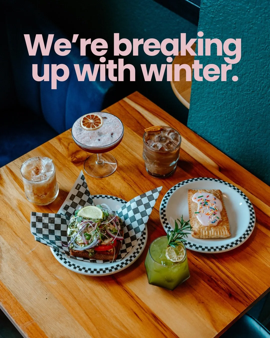 The countdown is on. ⏳

The sun is shining, the patio is full of vibes, and winter drinks are making their final appearance.

You&rsquo;ve got 5 days left to grab your go-to cozy sip before the menu flips.

And around here we don&rsquo;t really say g