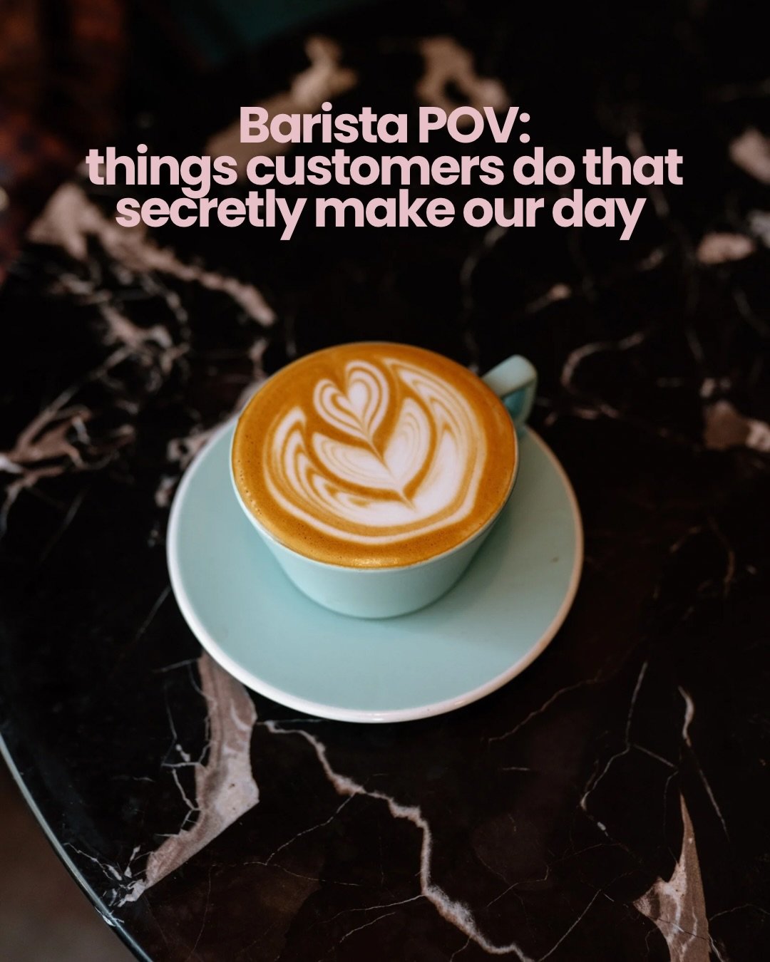 We know coffee is the product, but people are the best part.

Thanks for being the kind of customers that make early mornings worth it .☕️