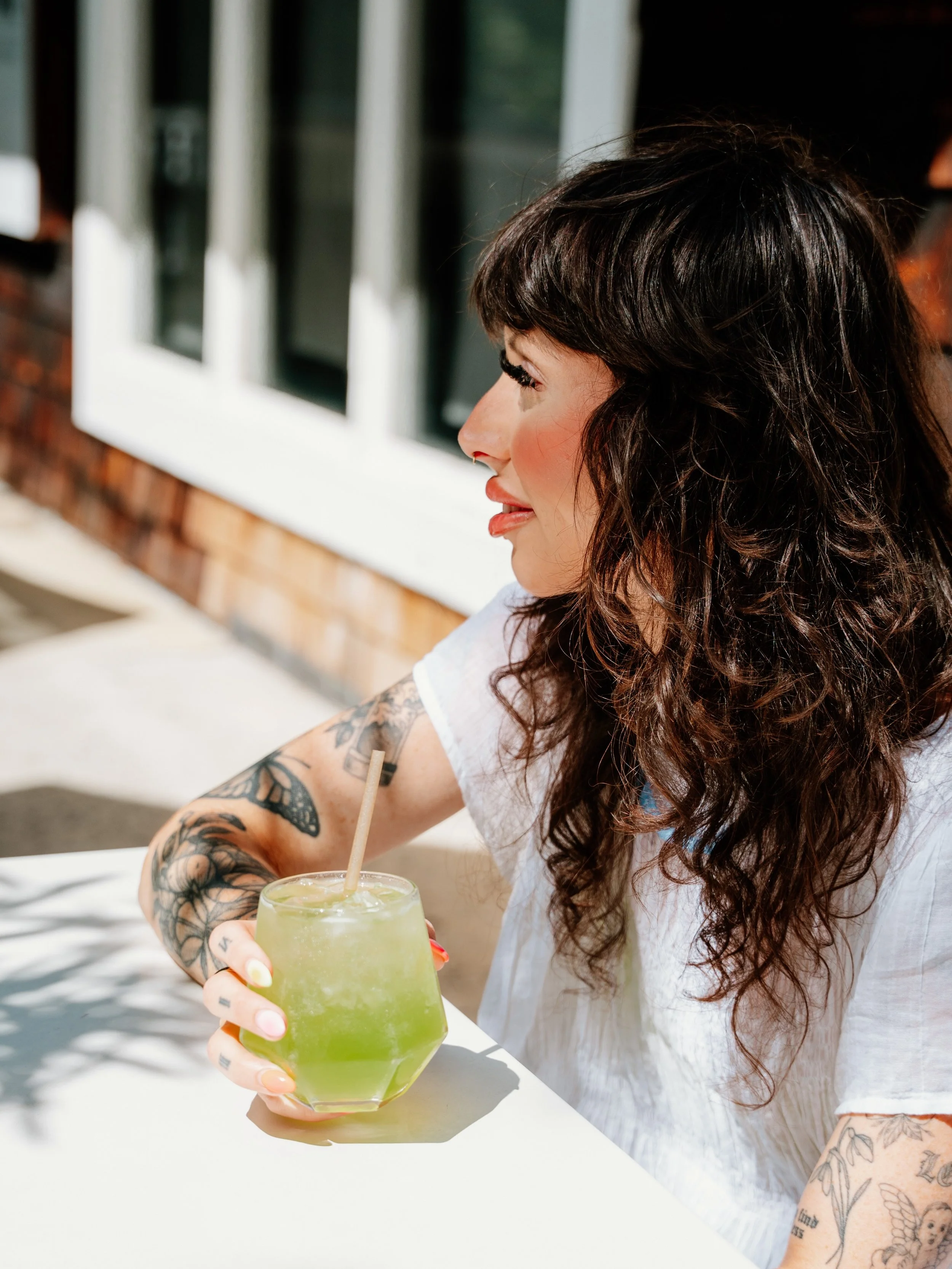 Our love language? Iced drinks on the patio. 🫶🍵☀️