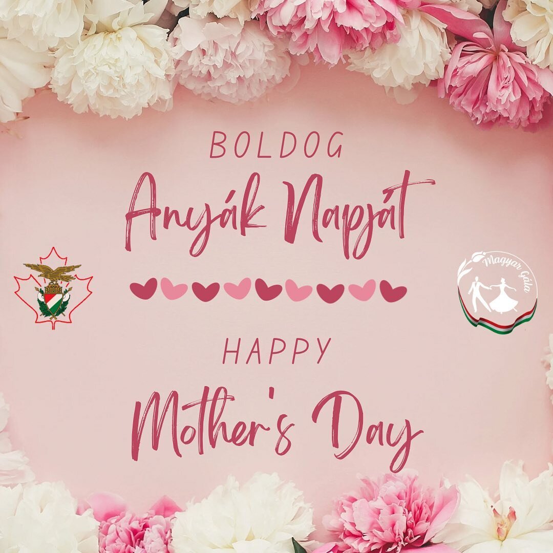 Happy Mother&rsquo;s Day! Boldog Any&aacute;k Napj&aacute;t! 🩷

&mdash;
#mothersday #mom #mama #anya #any&aacute;k #hungarian #magyar #love #celebrate #veterans #mhbk #yyc #canada