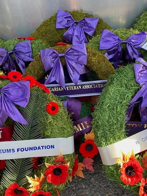 11.11 the HVA and HVLA lay a wreath to honour the sacrifice of those who have served and continue to serve for our country, Lest We Forget. 

&mdash;
#themilitarymuseums #remembranceday🇨🇦 #hva #hvla #lestweforget