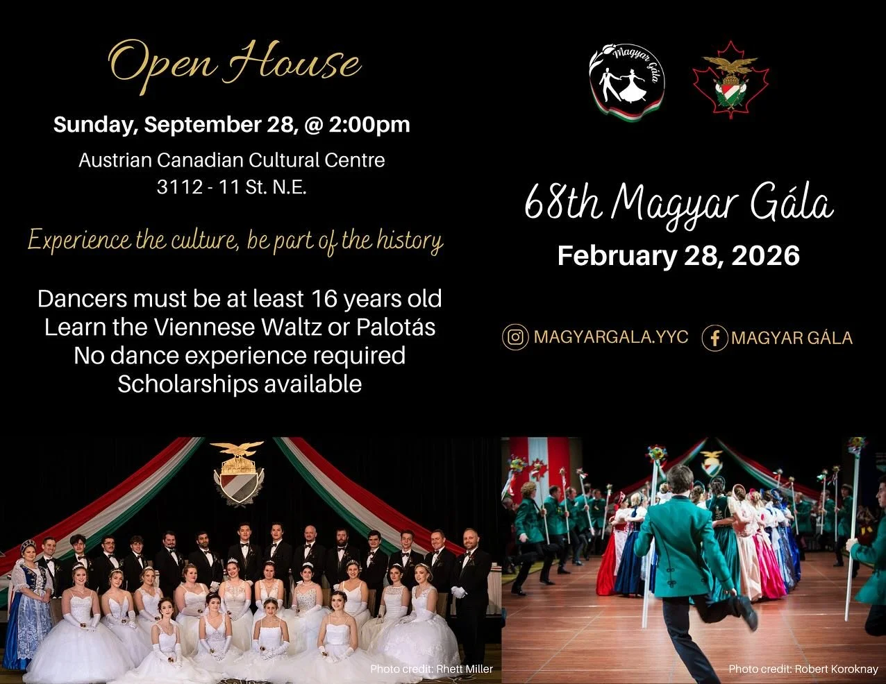 🇭🇺✨ You&rsquo;re invited! ✨🇭🇺

Join us for our Open House on Sunday, September 28th at 2:00 PM as we kick off for the 68th Magyar Gala! 🎉

Come meet our community, learn more about our Hungarian traditions, and see how you can get involved in th