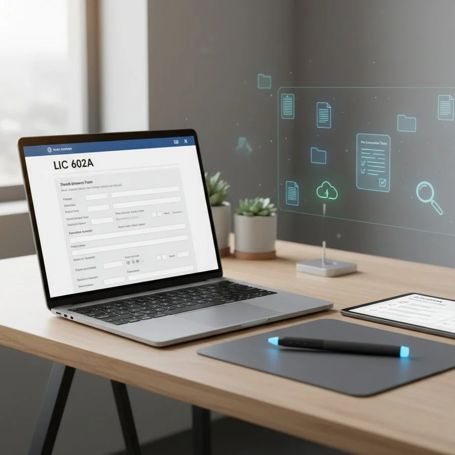 Technology and LIC 602A: Can the Form Be Completed Digitally?