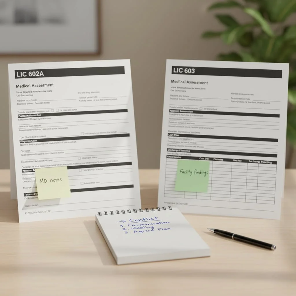 602A vs. 603: Aligning Physician and Facility Assessments