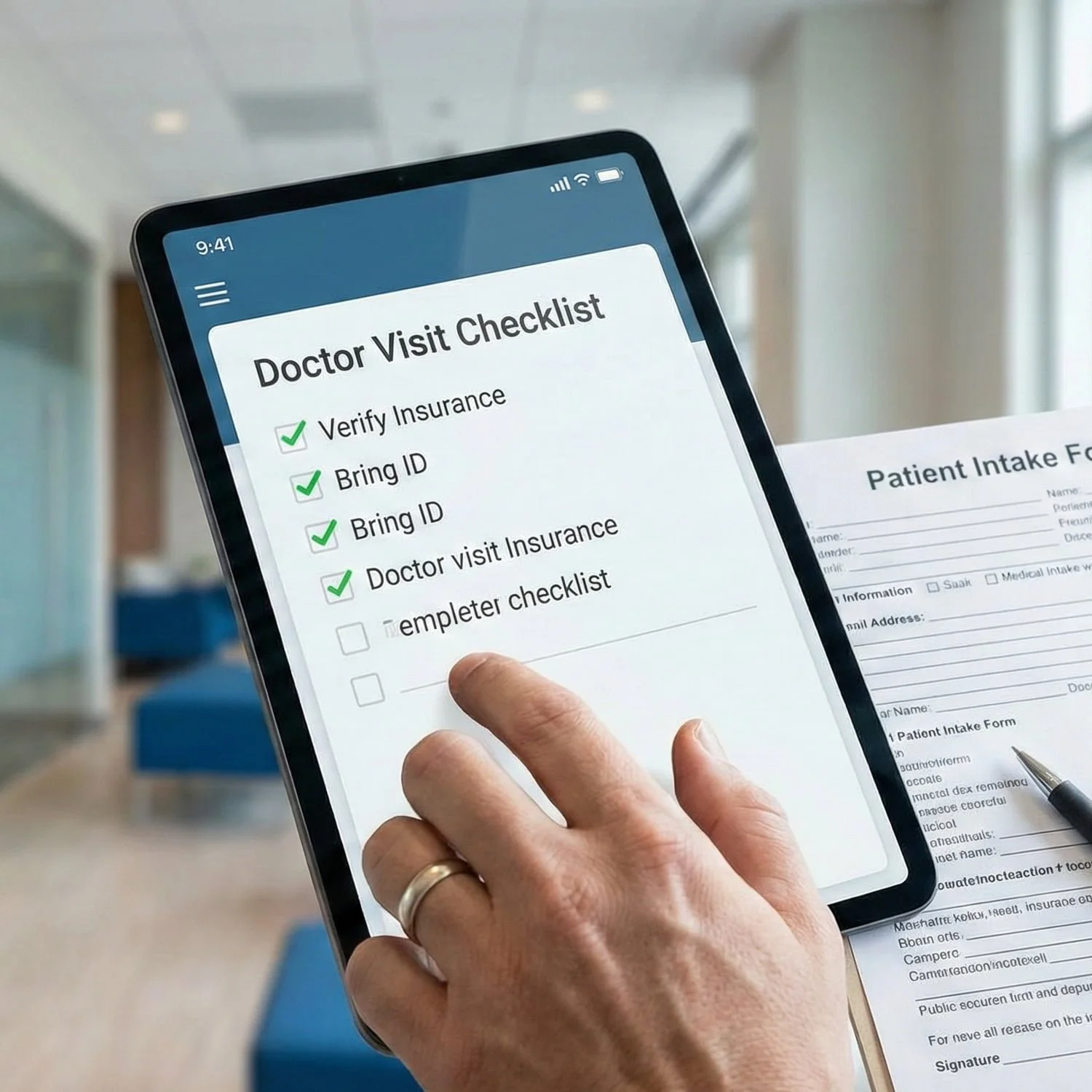 A Documents Check List for Your Next Doctor’s Appointment