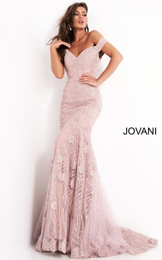 WHITE IRIS JOVANI 00617