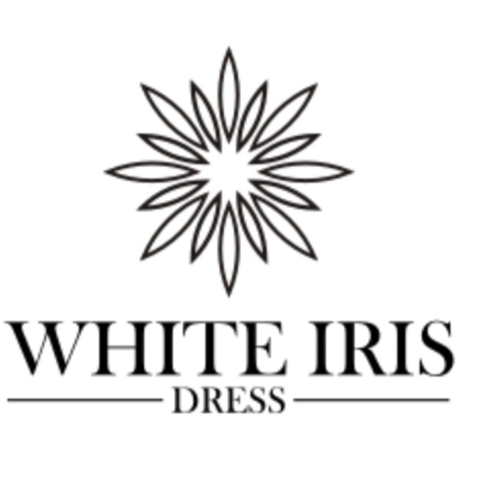 WHITE IRIS DRESS 