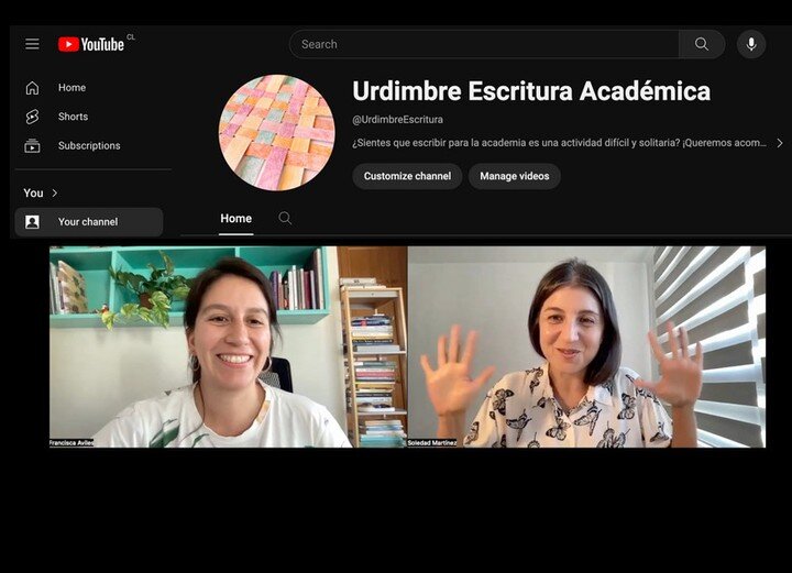 &iexcl;Tenemos canal de YouTube!

Este mes hicimos nuestro estreno en esta plataforma con el prop&oacute;sito de llegar y apoyar a m&aacute;s personas en sus procesos de escritura acad&eacute;mica.

&iquest;Sientes que escribir para la academia es un