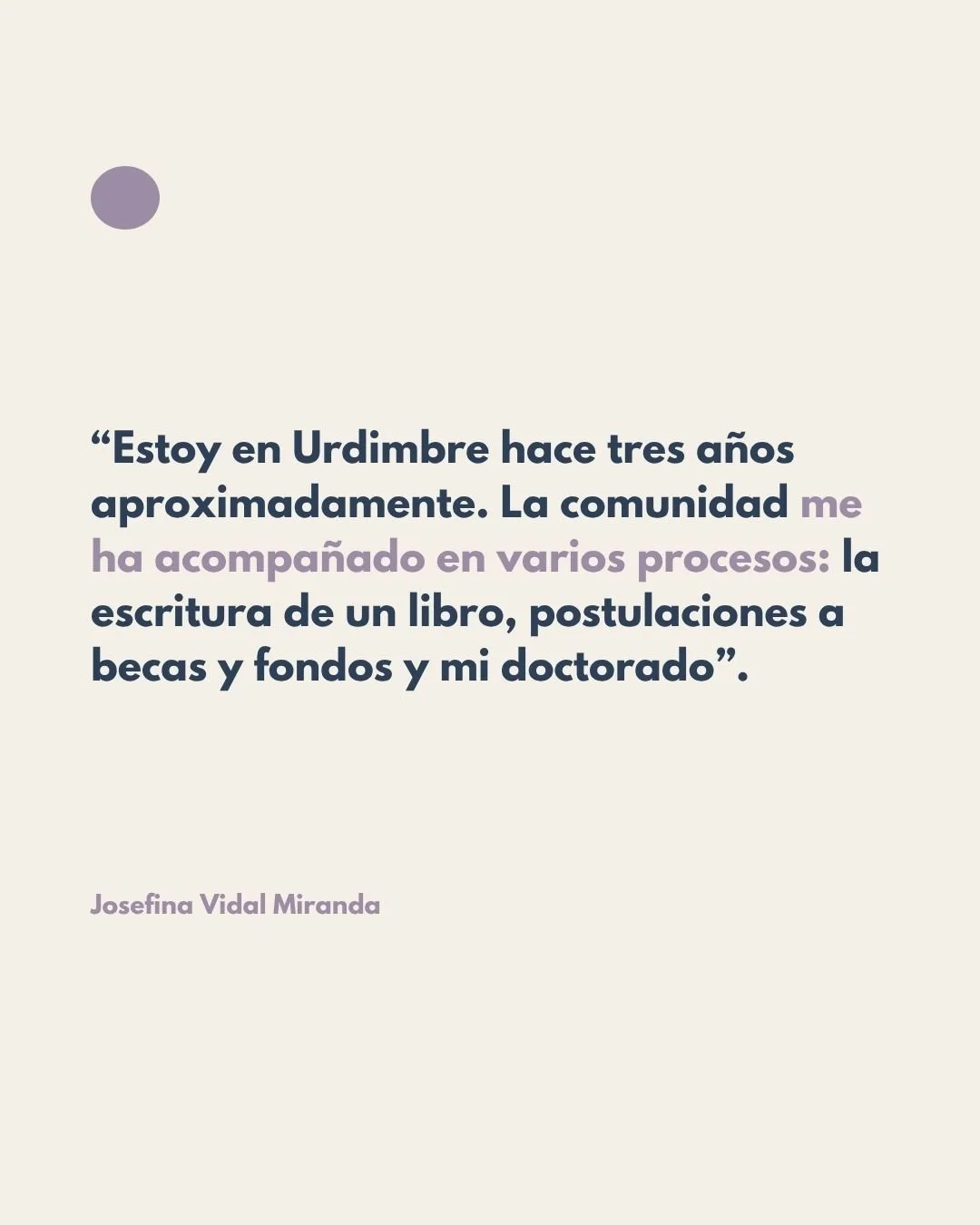 DESDE DENTRO | Experiencias de escritura en urdimbre

Hoy compartimos la primera entrega de esta serie, en la que queremos abrir espacio a las voces de quienes han pasado horas escribiendo, leyendo, pensando y creando en nuestra comunidad.

Comenzamo