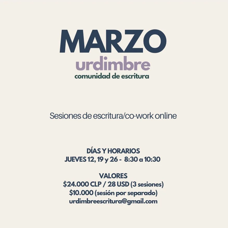 &iexcl;Estamos de regreso!

Este mes nos volveremos a encontrar para explorar nuestras ideas a trav&eacute;s de la escritura en nuestro querido espacio de urdimbre.

Si est&aacute;s escribiendo una tesis, un proyecto, art&iacute;culos o cualquier pie