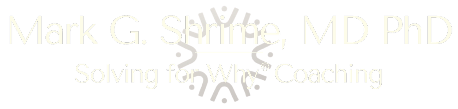 Mark G. Shrime &mdash; Solving for Why Coaching