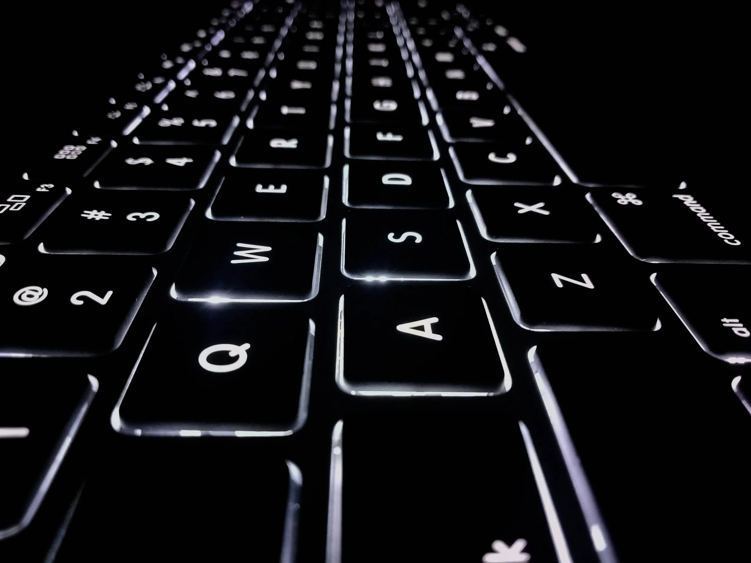 A QWERTY keyboard, one example of path dependence