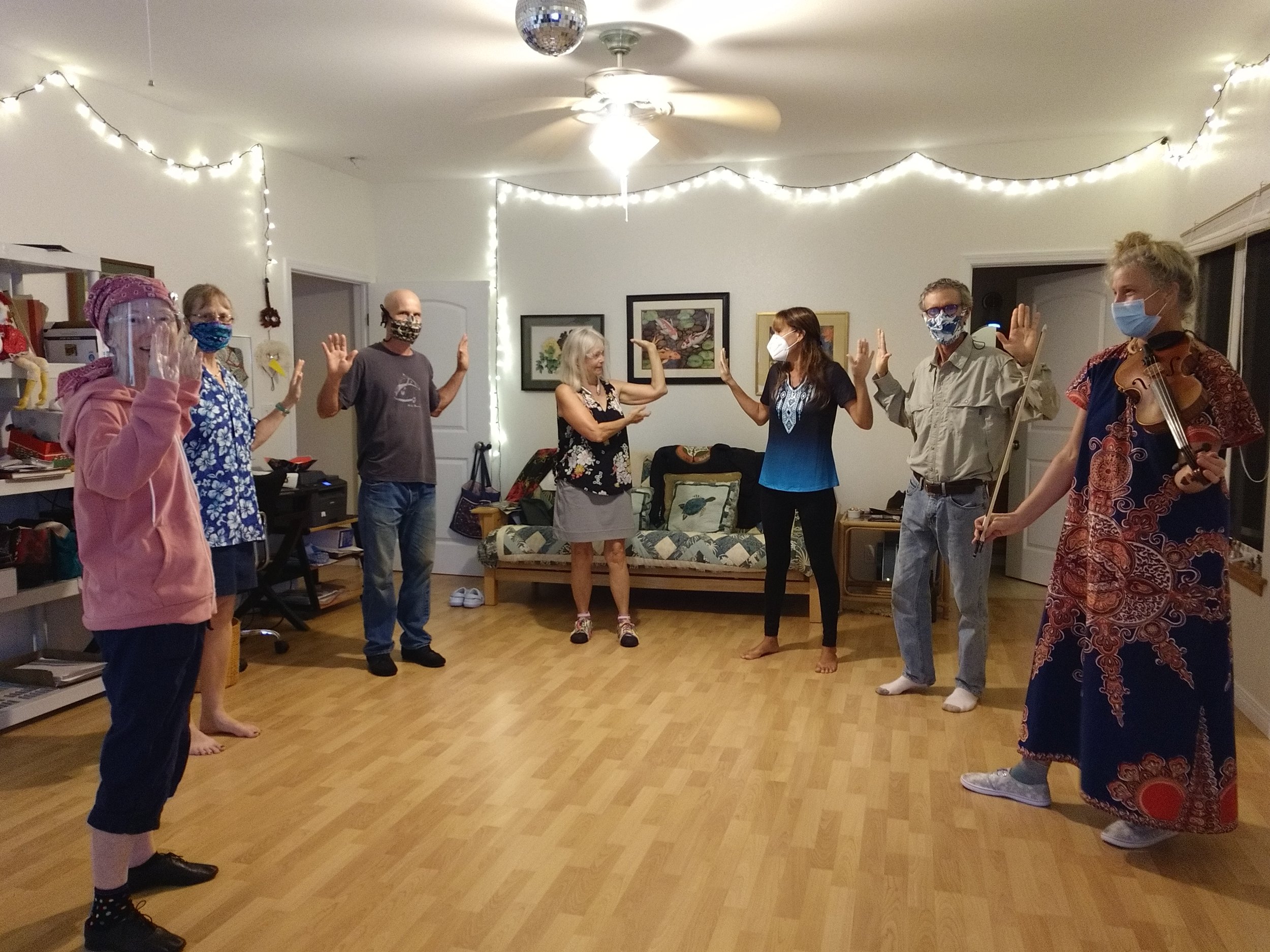 Folk dance during covid