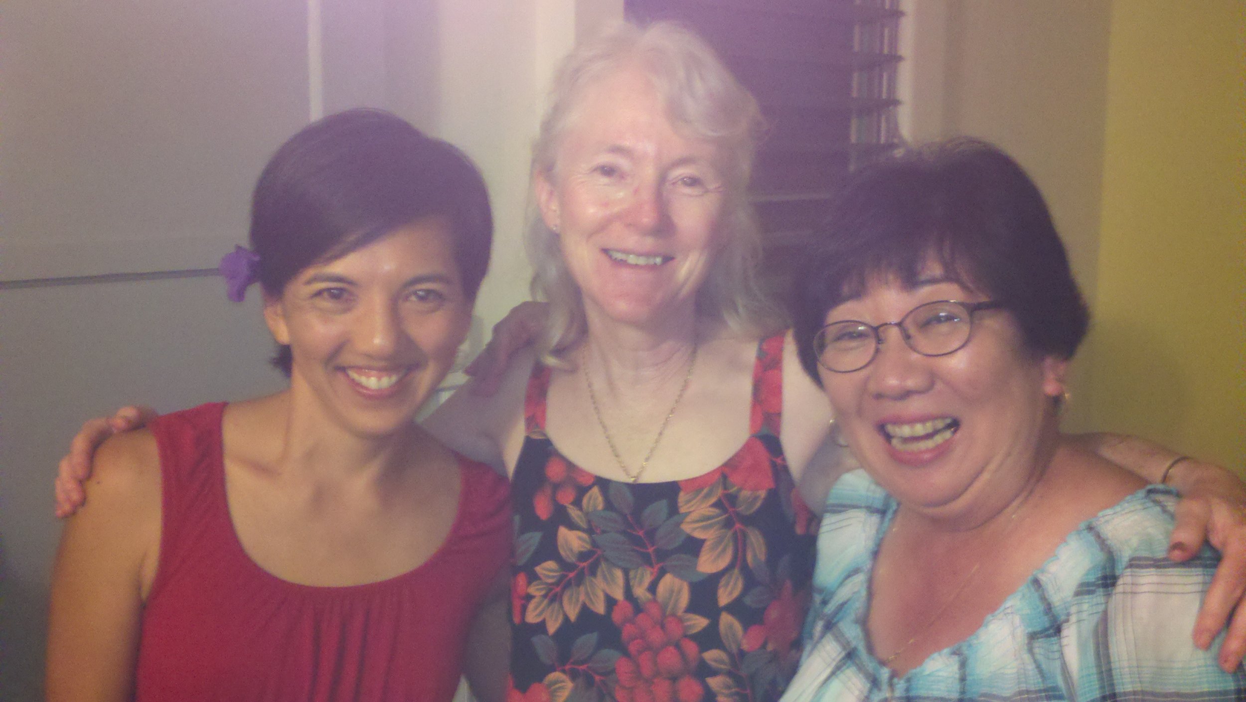 Marisa and her mom with Carol