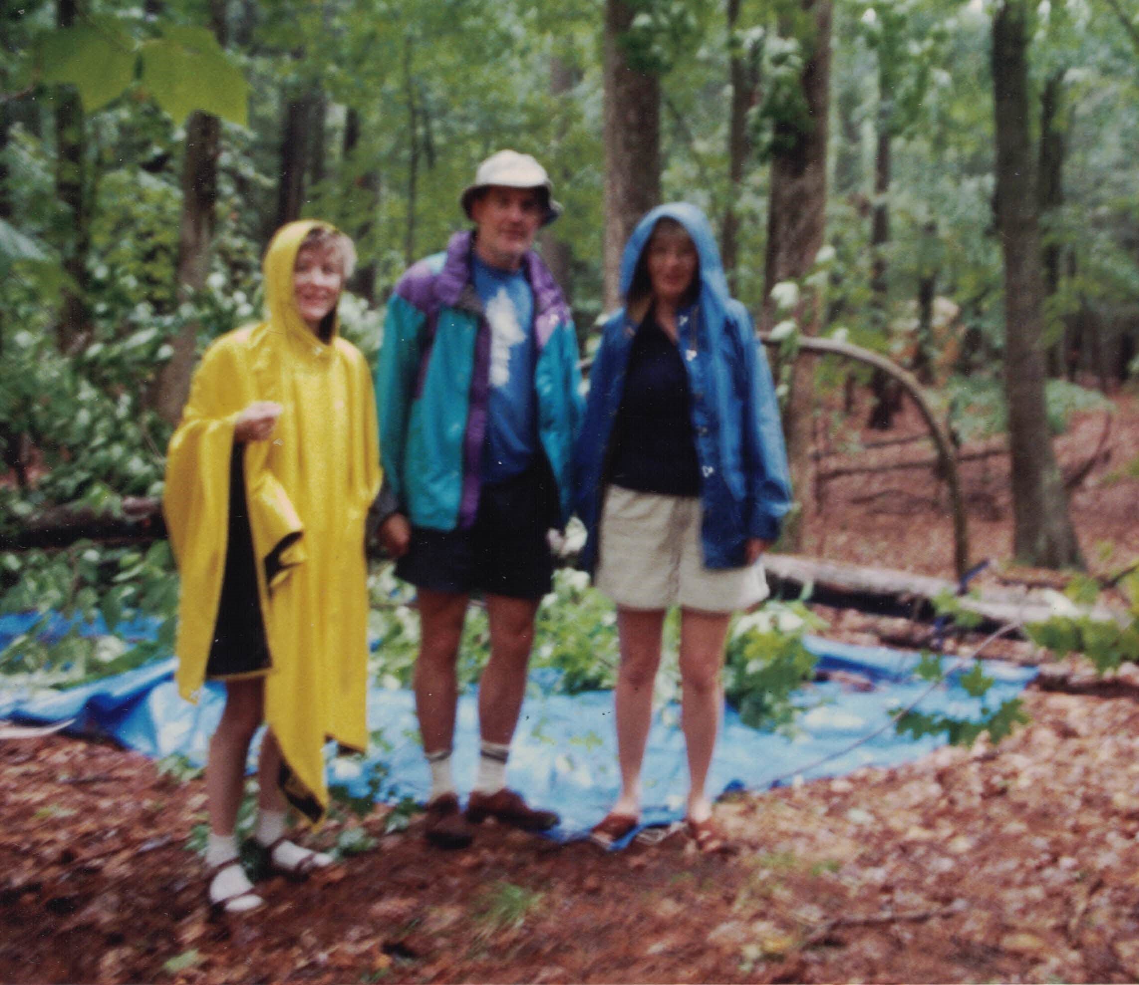 Carol, Lon & Ellen survive tree fall