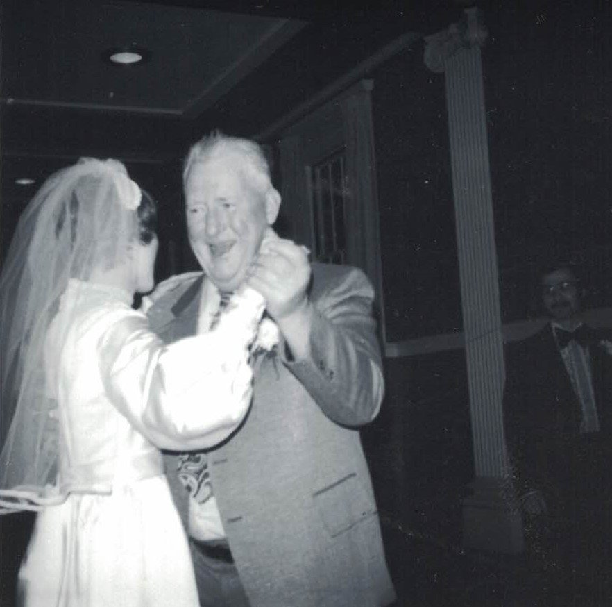 Dances with her father at the wedding