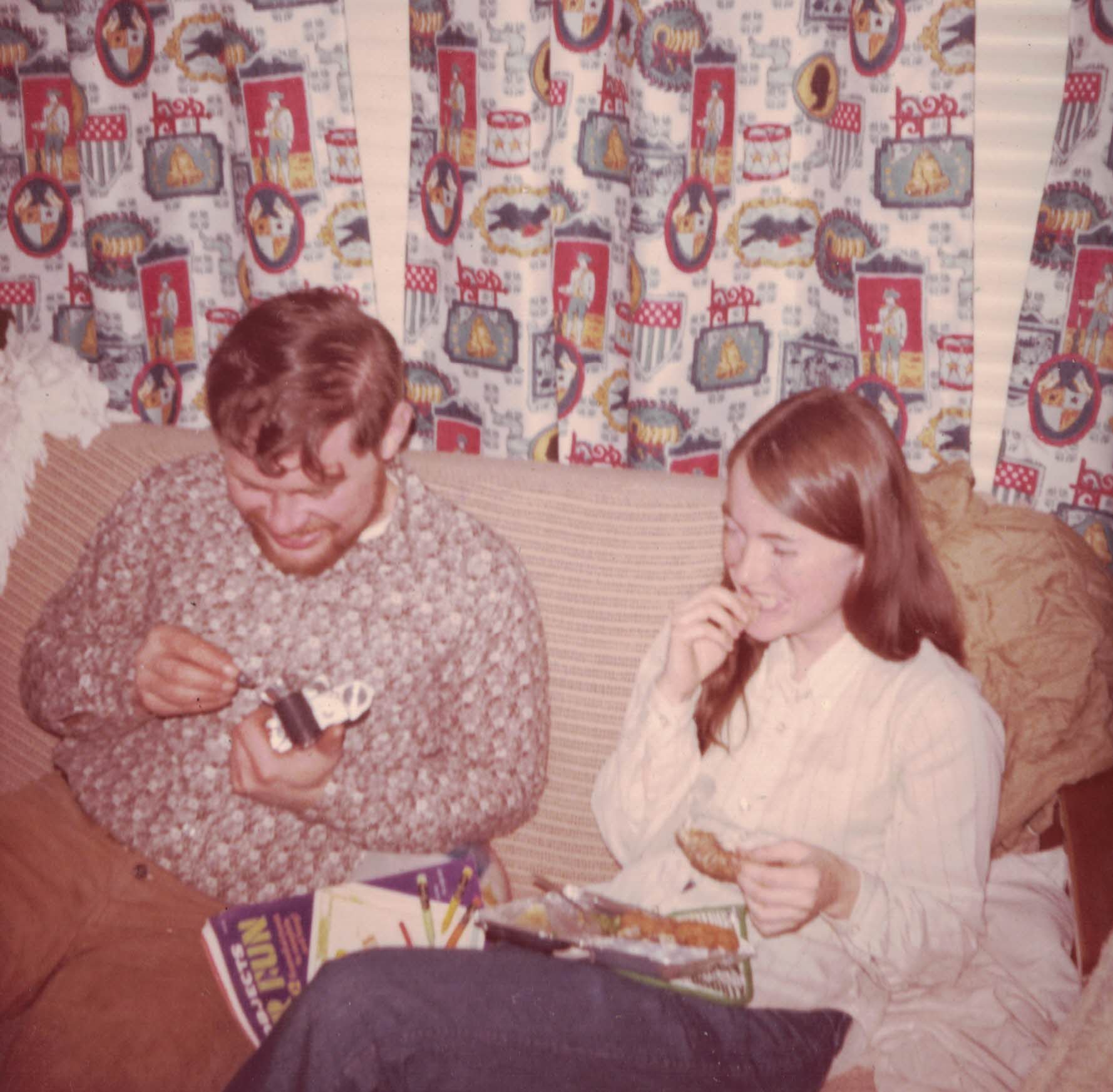 Carol with brother in law Al Houghtby
