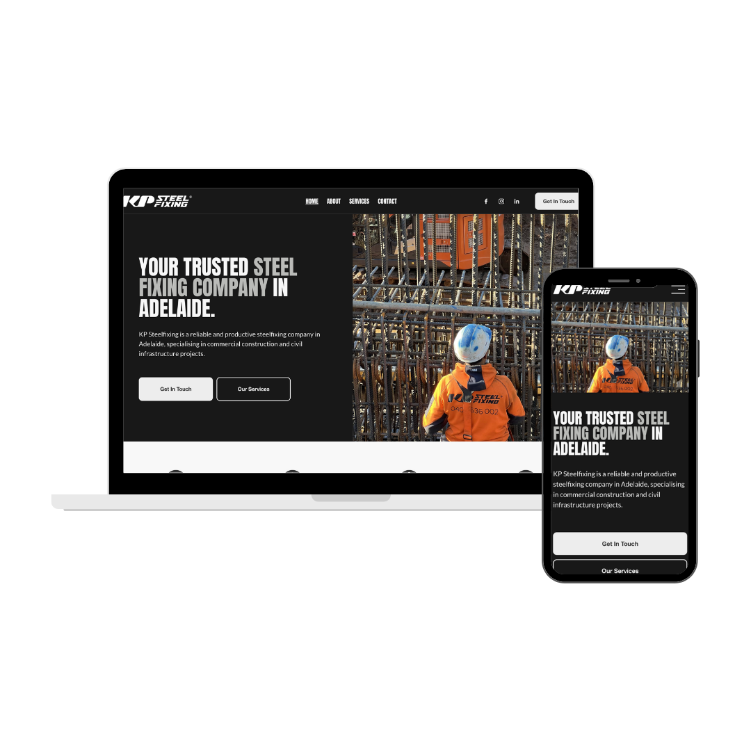 KP Steelfixing Website
