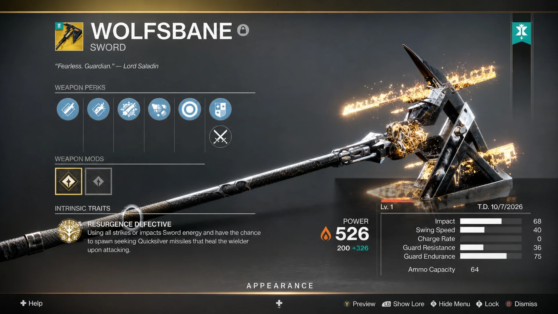 Destiny 2 Wolfsbane: God Roll, Catalysts &amp; Full Guide