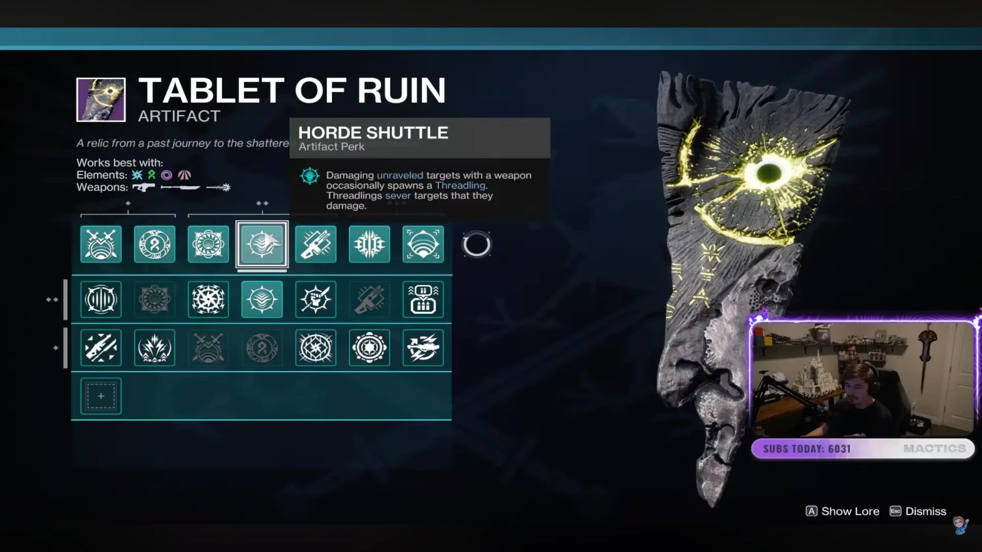 Armor stat screen with Weapons and Class as the highest stats and Melee near fifty.