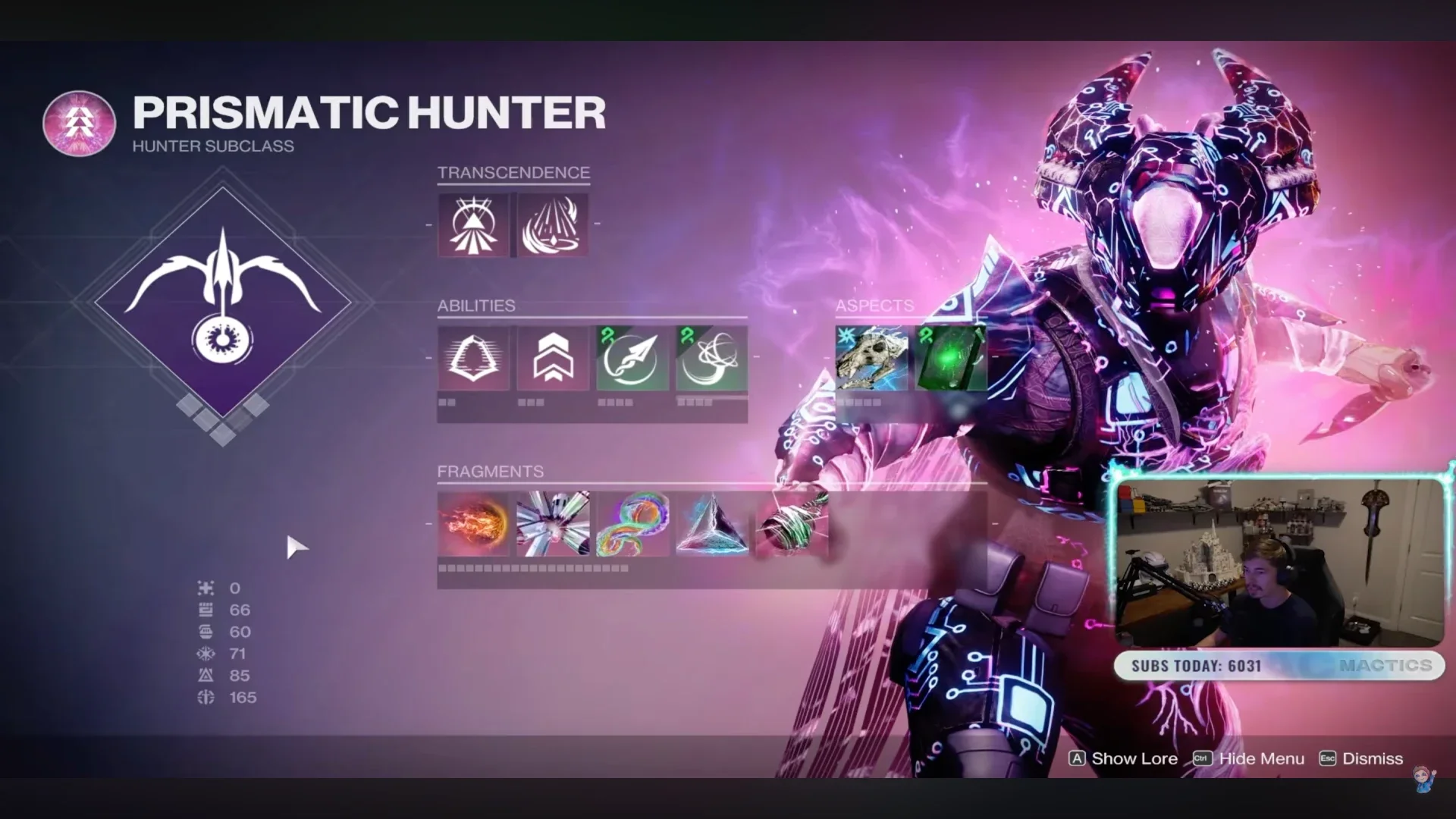Diagram showing the build's loop: enemy kills create Orbs of Power, collecting an orb locks Wavesplitter at maximum power and grants a Void overshield, and the overshield increases weapon damage.