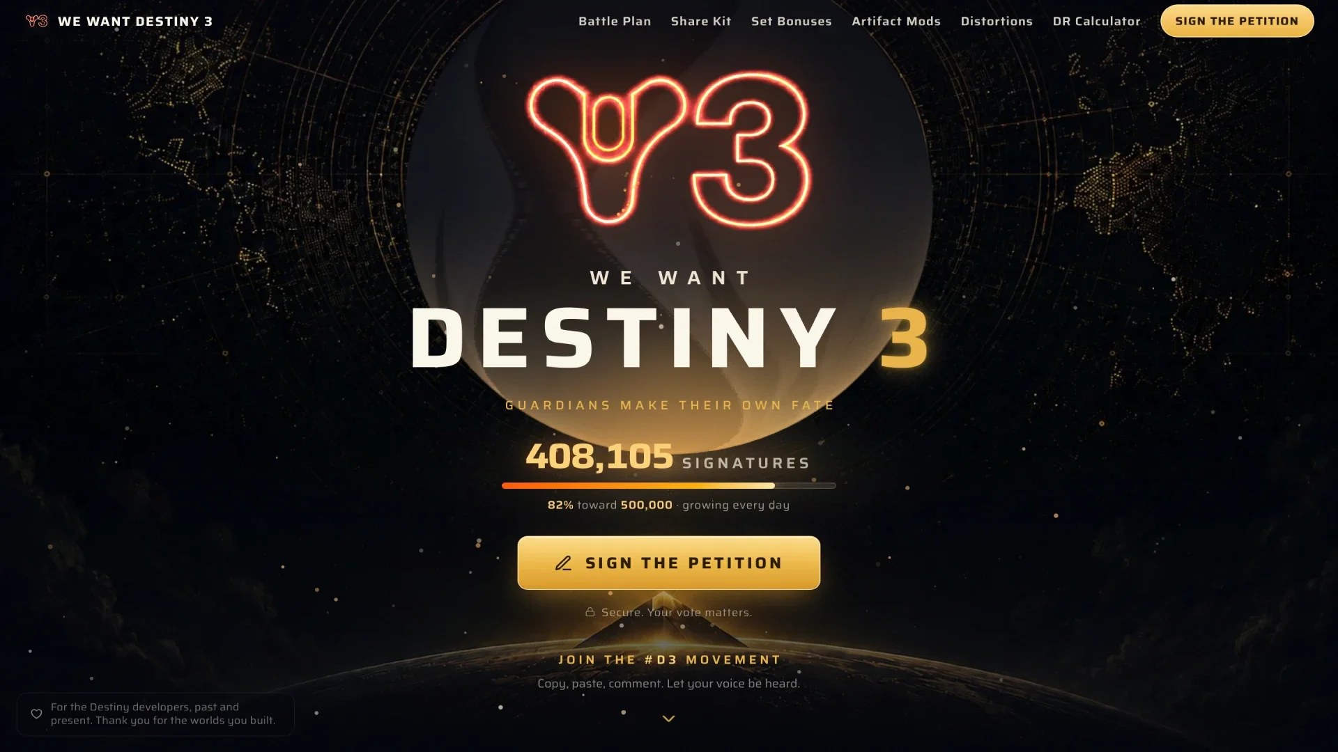 Petition counter