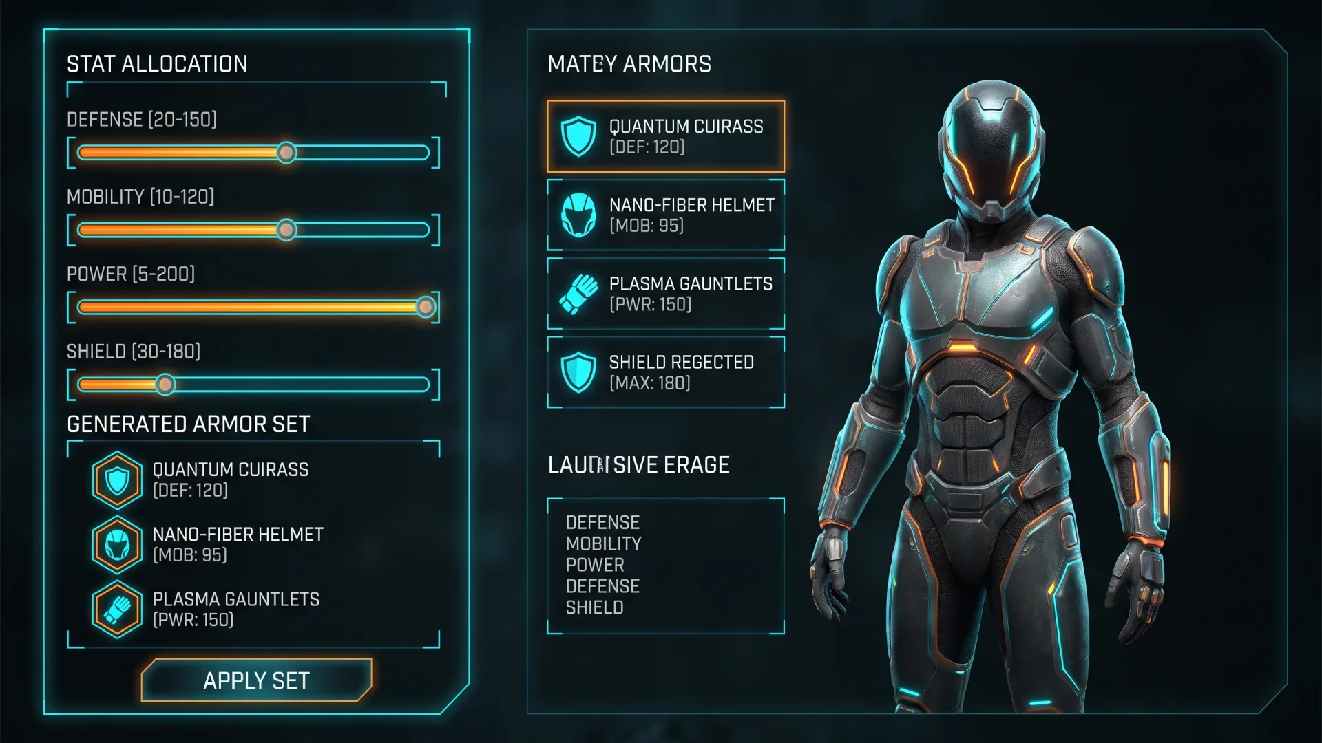 Loadout optimizer