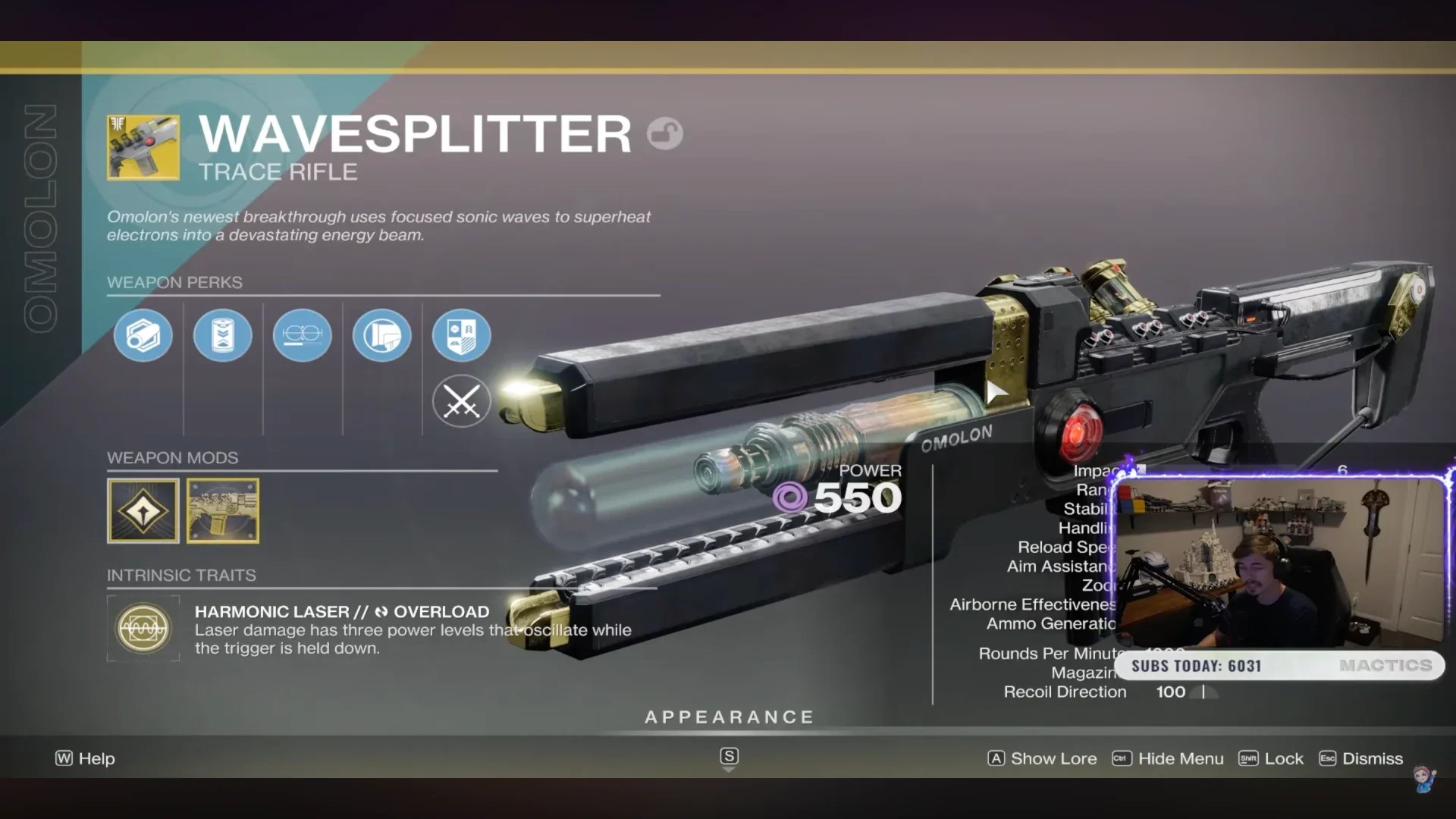 Prismatic Hunter subclass screen with Shadowshot Deadfall equipped alongside the Ascension and Threaded Specter aspects.