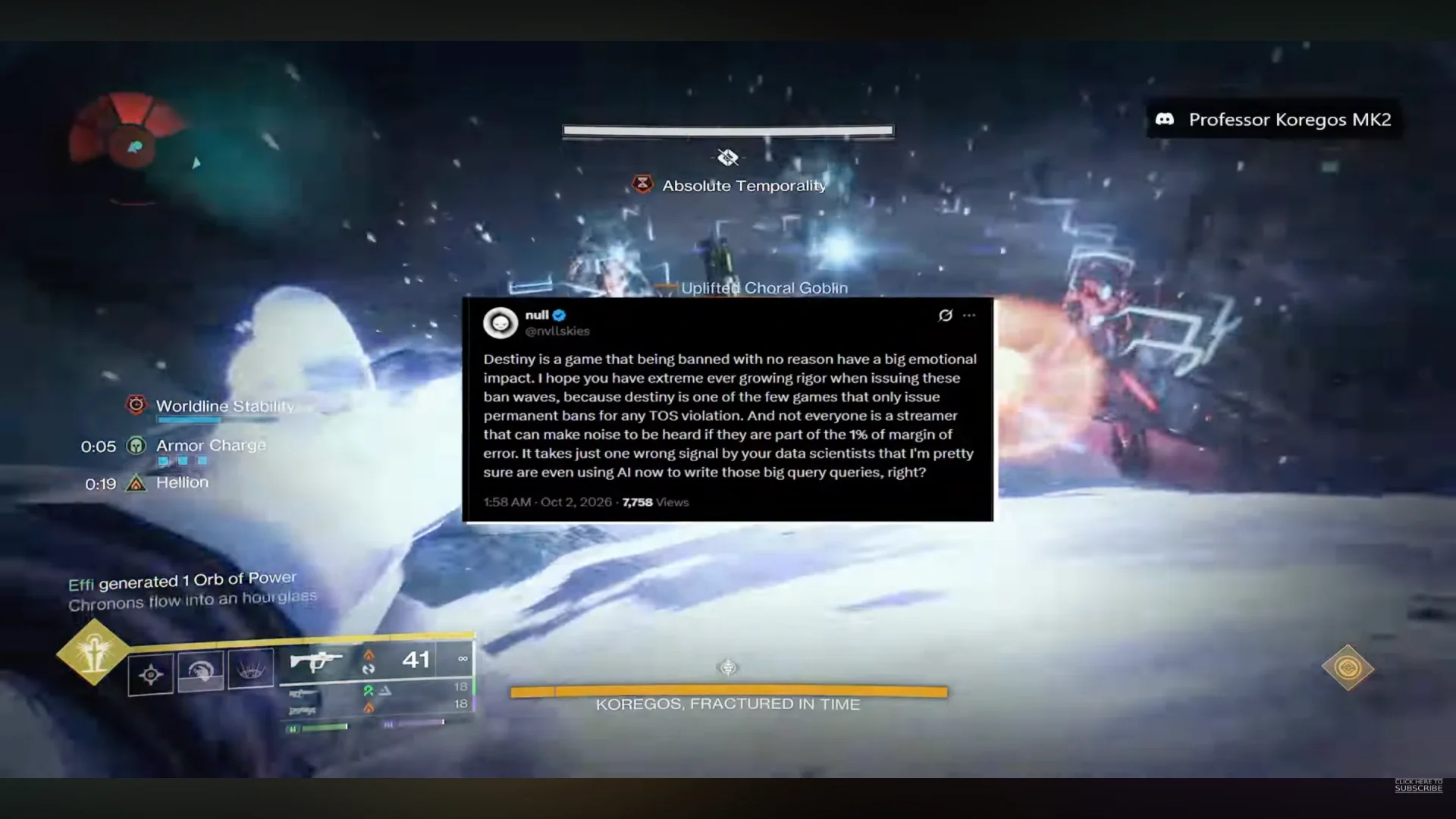 Bungie's account restrictions policy page showing the section that defines account recoveries.