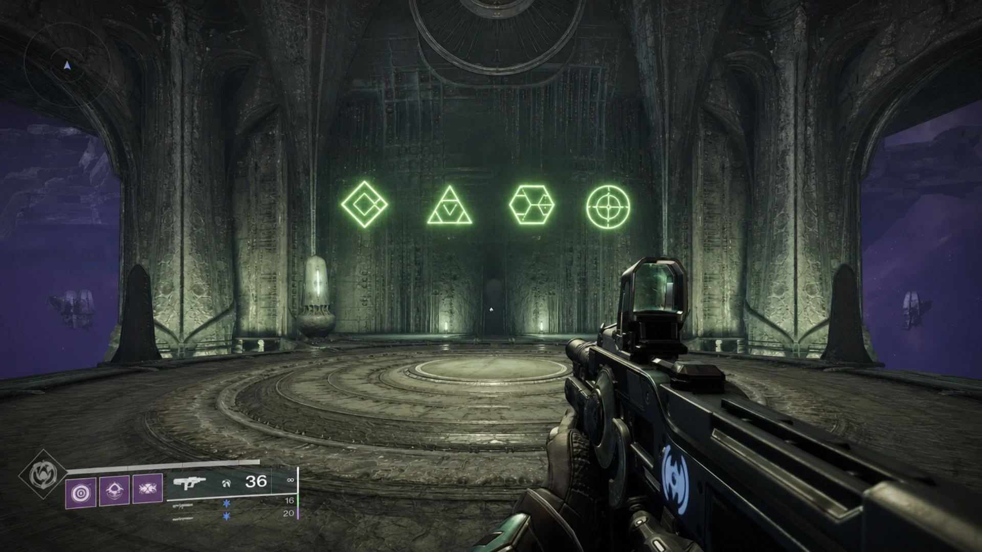 Rune puzzle chamber