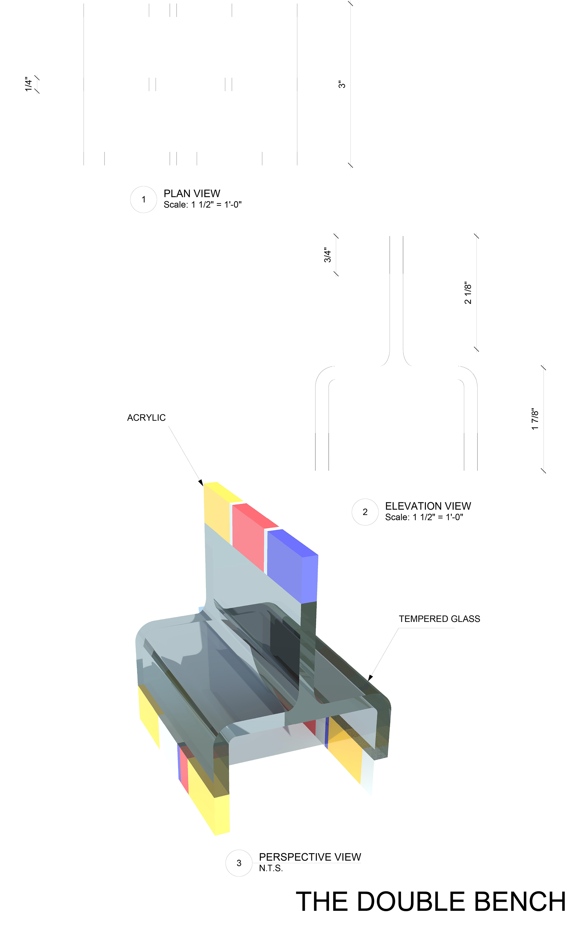 Conceptualized chair for modularity