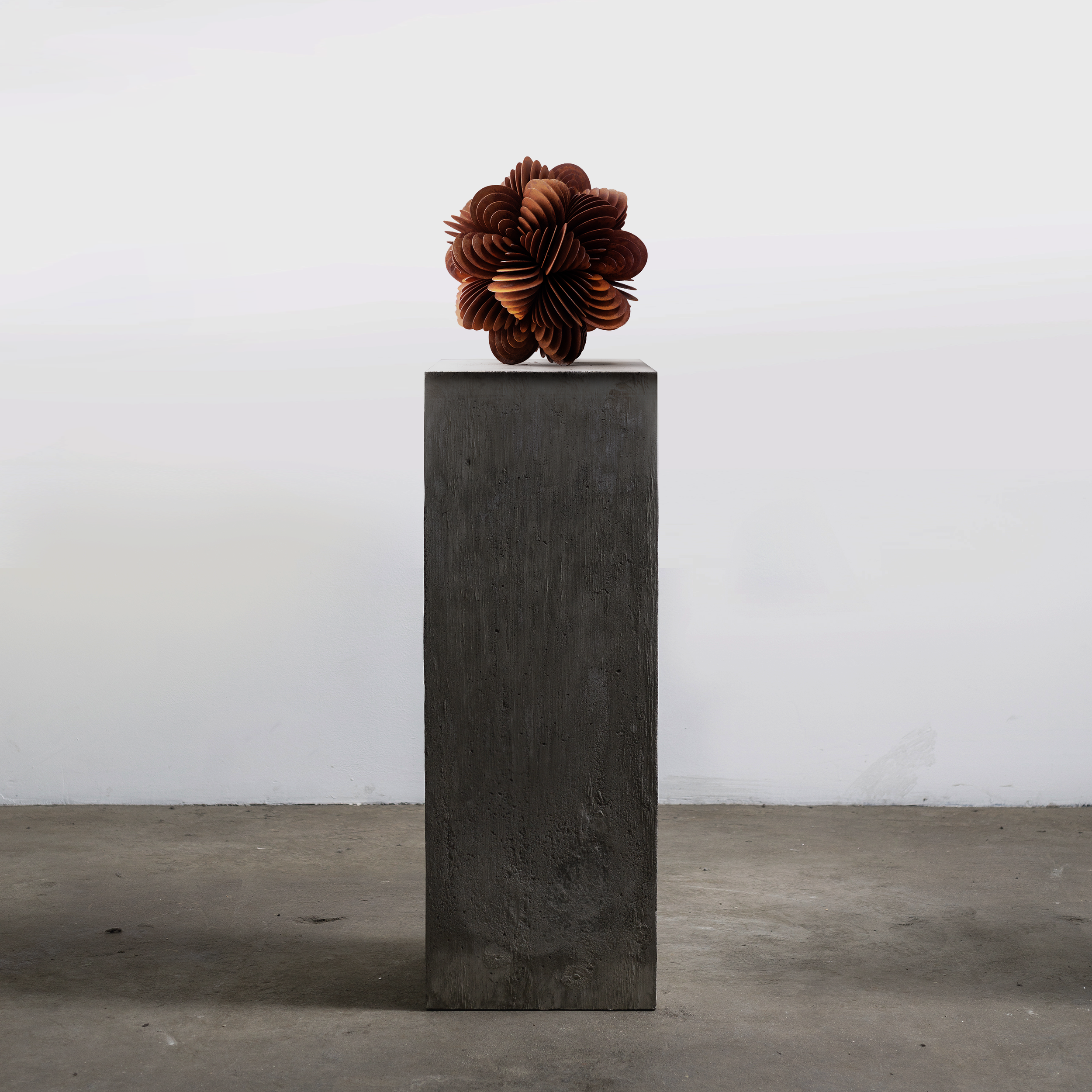 Corten Bloom w. Concrete Base.png