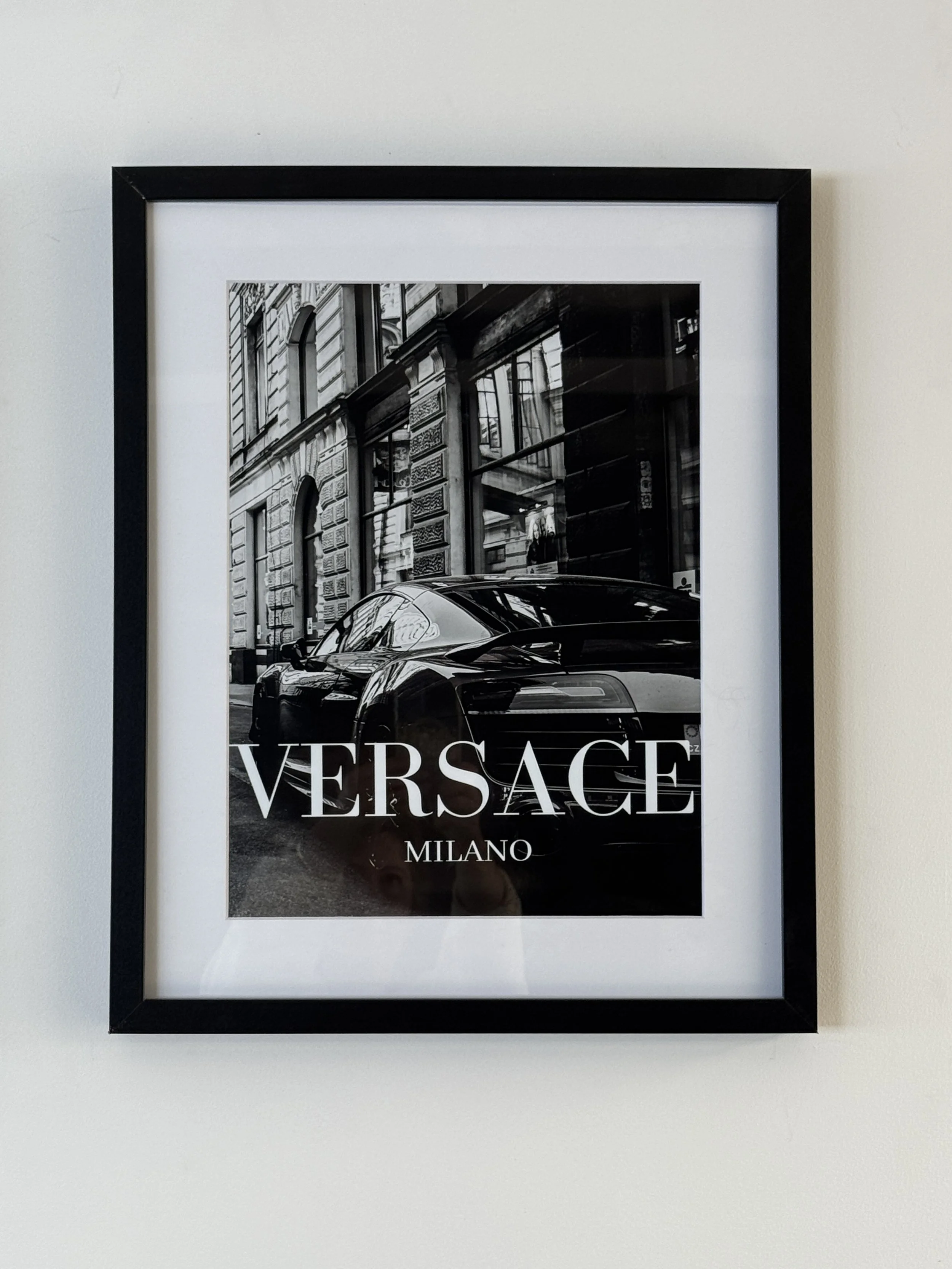 Artwork - Black Car Versace Milano