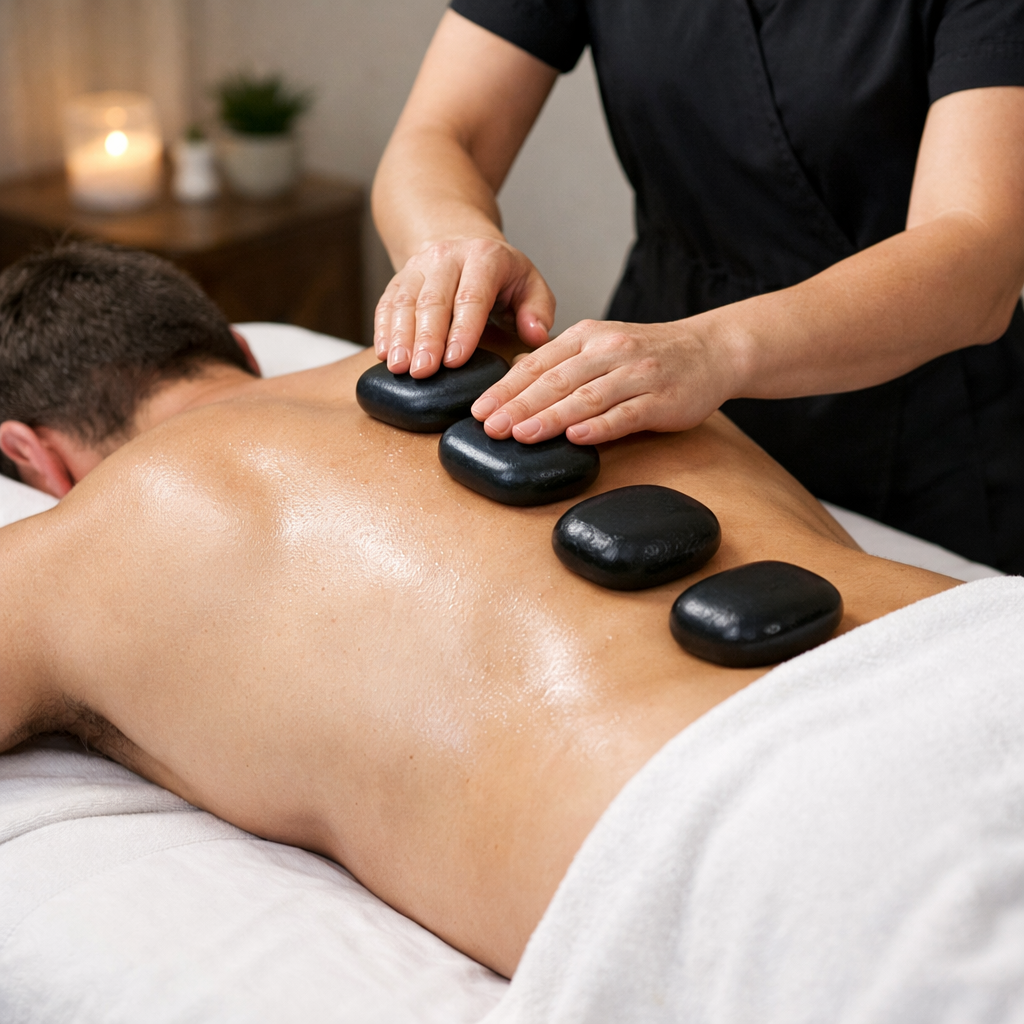 Basalt hot stone massage