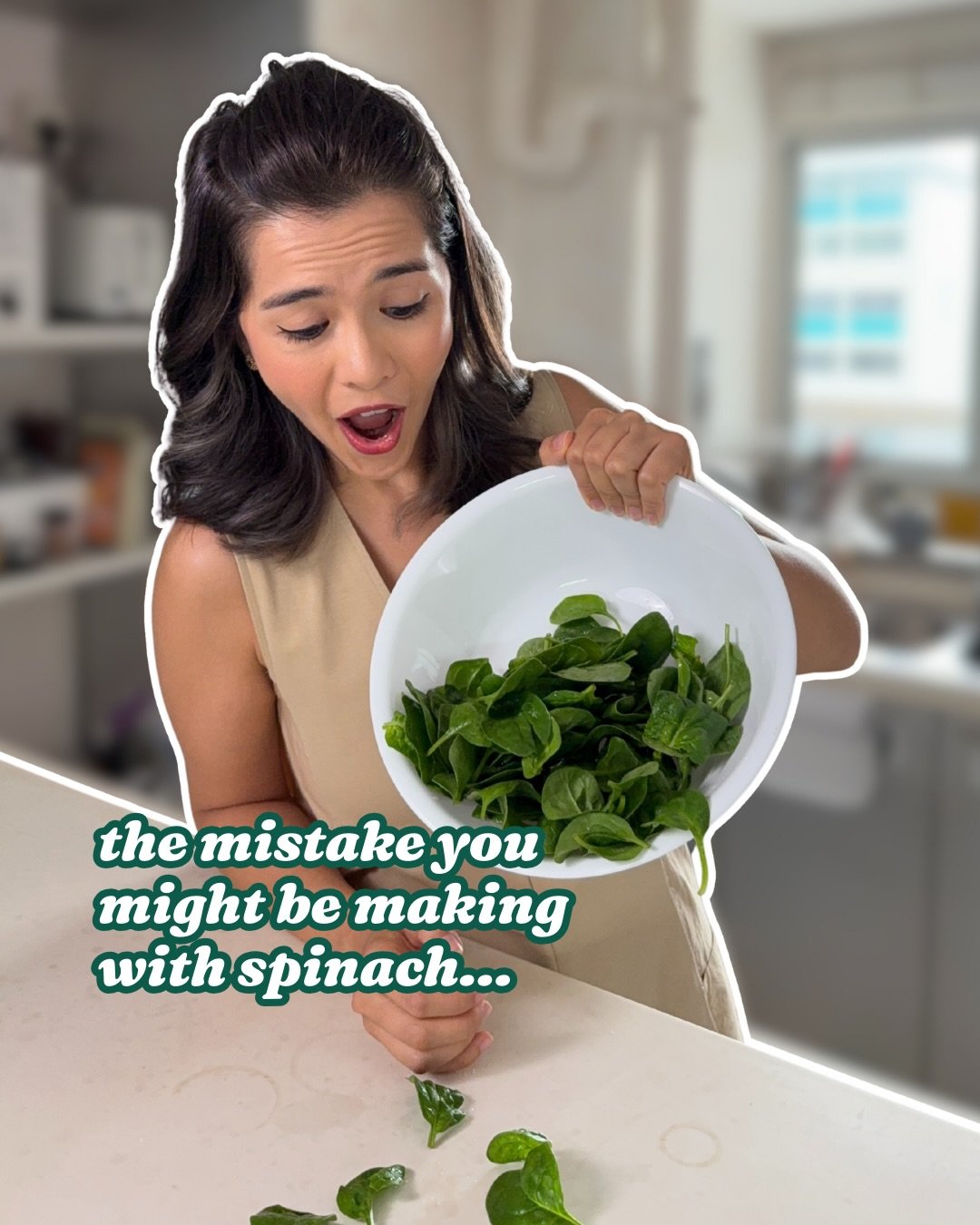 Spinach gets a big health halo &ndash;&nbsp;and fair enough! But nutrition isn&rsquo;t just about what&rsquo;s in your food, it&rsquo;s also about what your body can actually absorb.

Raw spinach still has it&rsquo;s benefits, but cooking it (even li