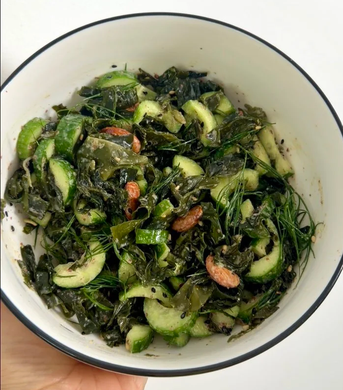 Seaweed Salad with Ginger-Ponzu Dressing