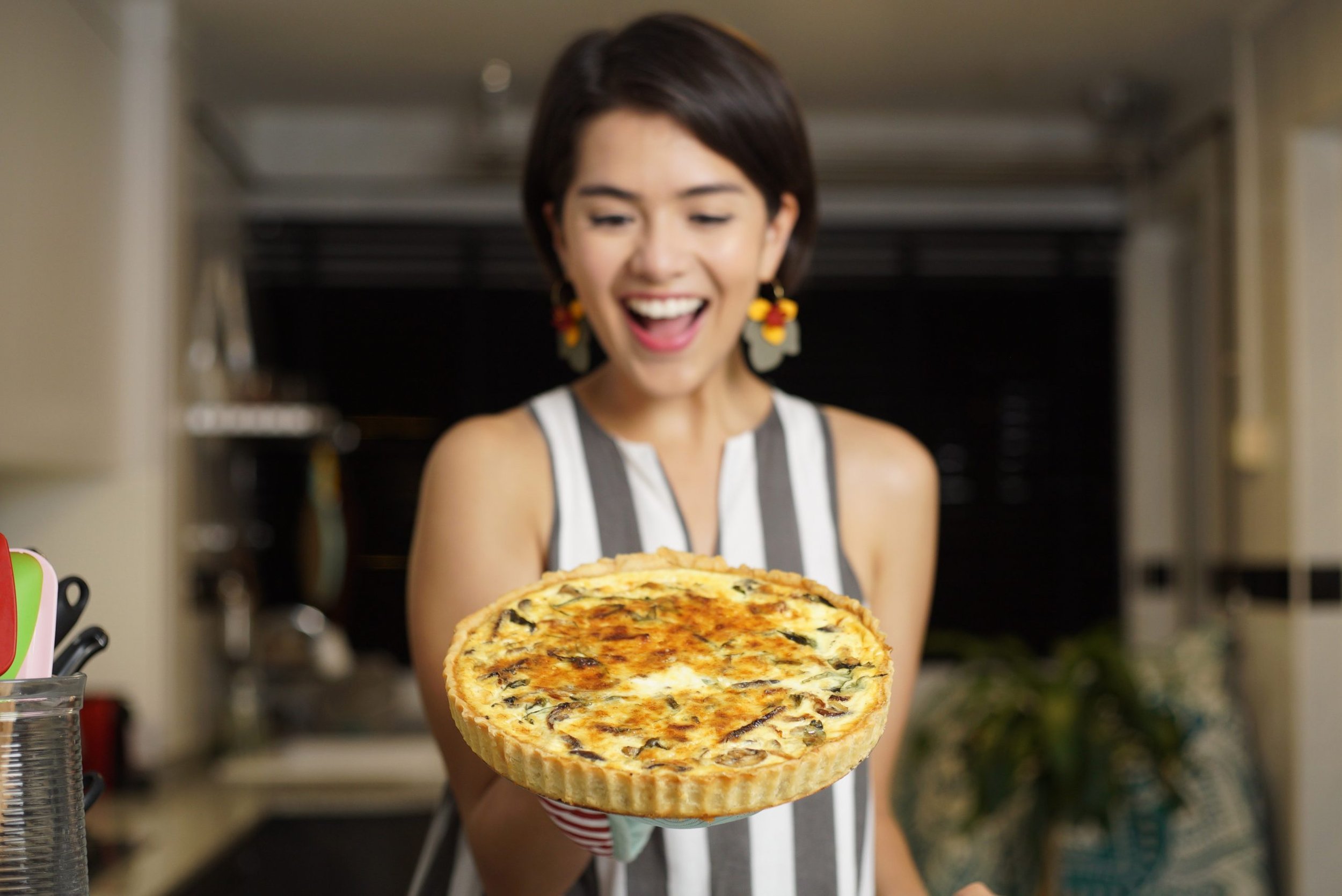 TheCharlotteMei Recipe - Mushroom Quiche