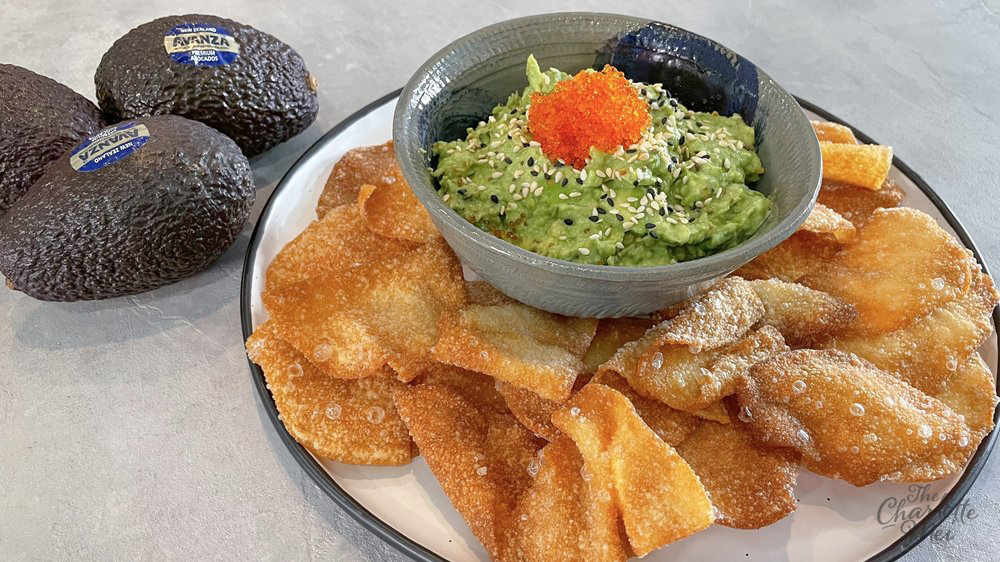 TheCharlotteMei Recipe - Asian Guacamole with Wanton Crisps