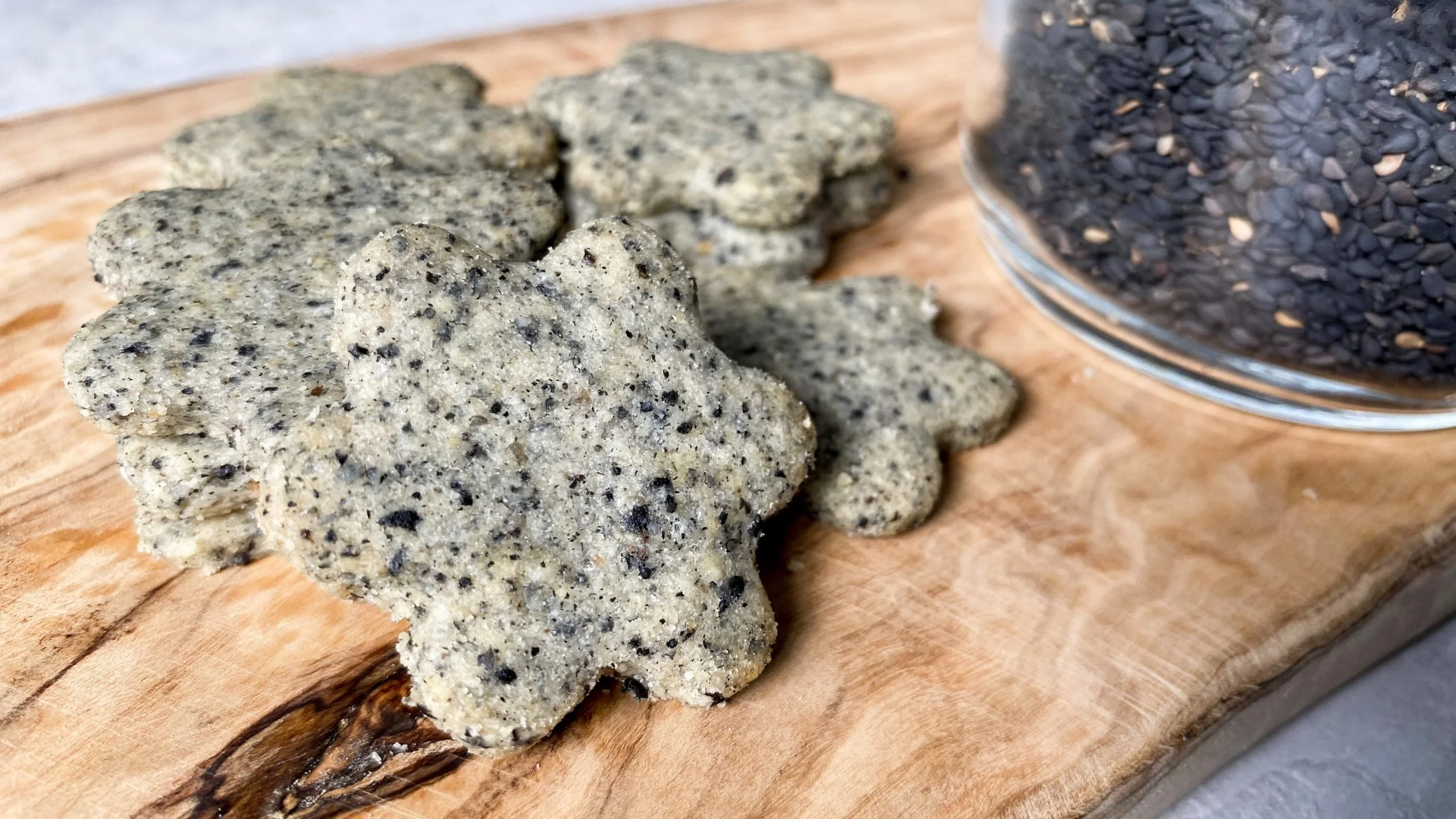 TheCharlotteMei Recipe - Black Sesame Cookies