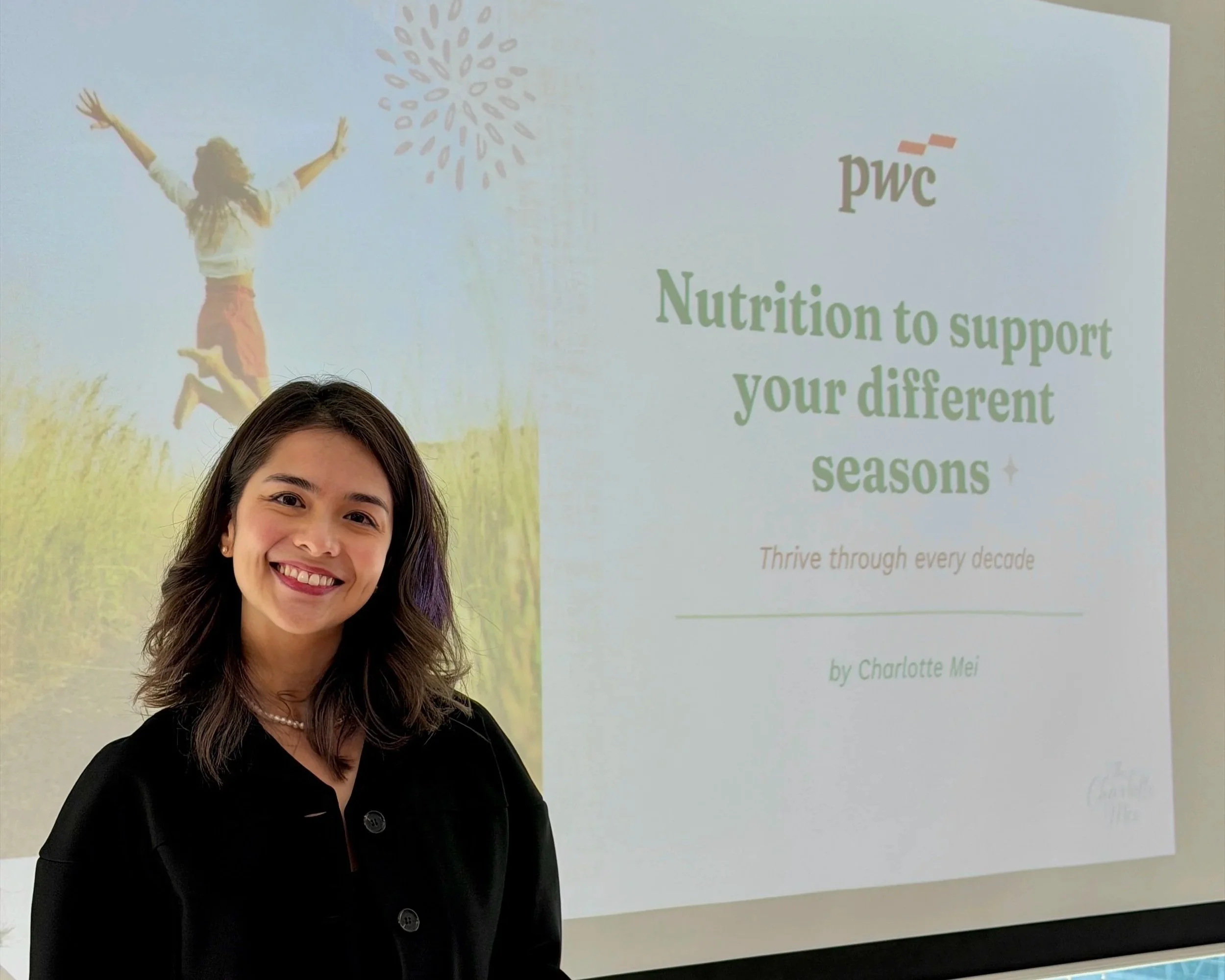 TheCharlotteMei Workshop for PwC - Women's Health and Nutrition