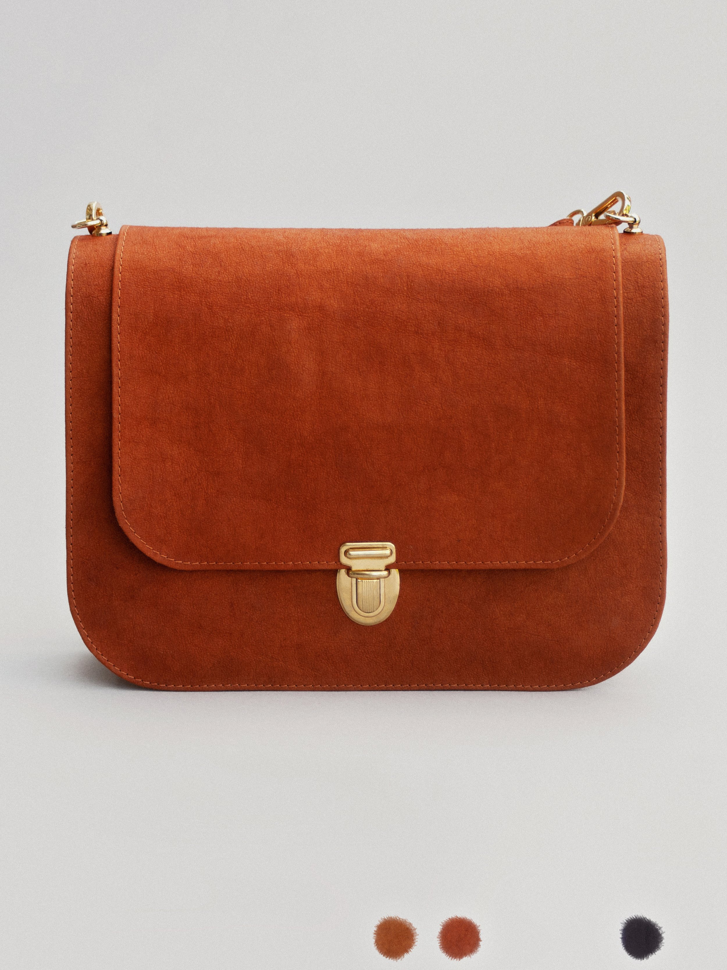 sélène  •  sac épaule ou bandoulière • teintes artisanales