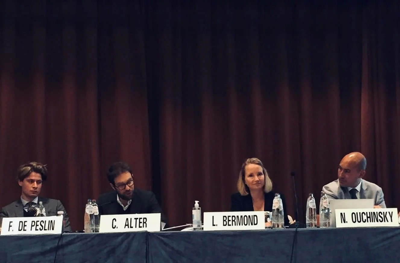 Cedric Alter chairing Vanham & Vanham seminar