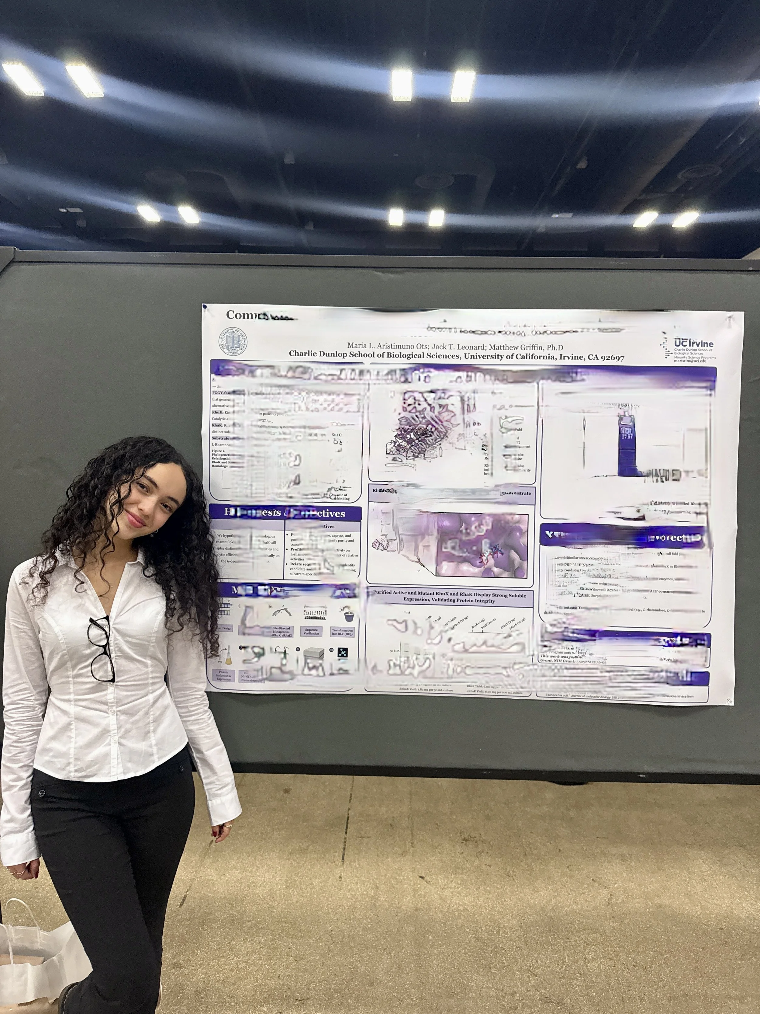 Maria presents her poster at ABCRMS!  

November 21, 2025 
San Antonio, TX  
