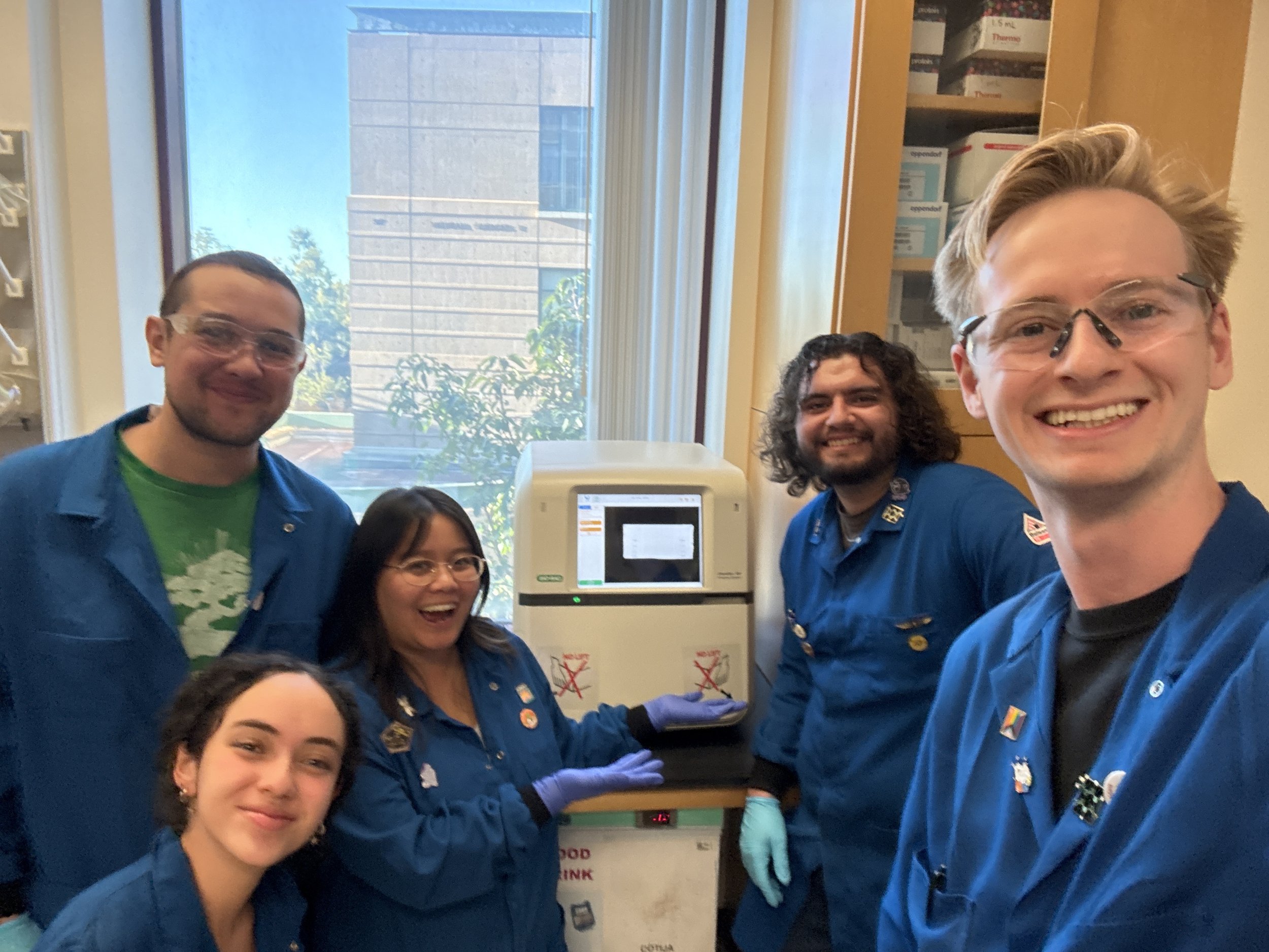 Yay! ChemiDoc survives getting lost in the mail and arrives in one piece!  

December 10, 2025 
Irvine, CA  
