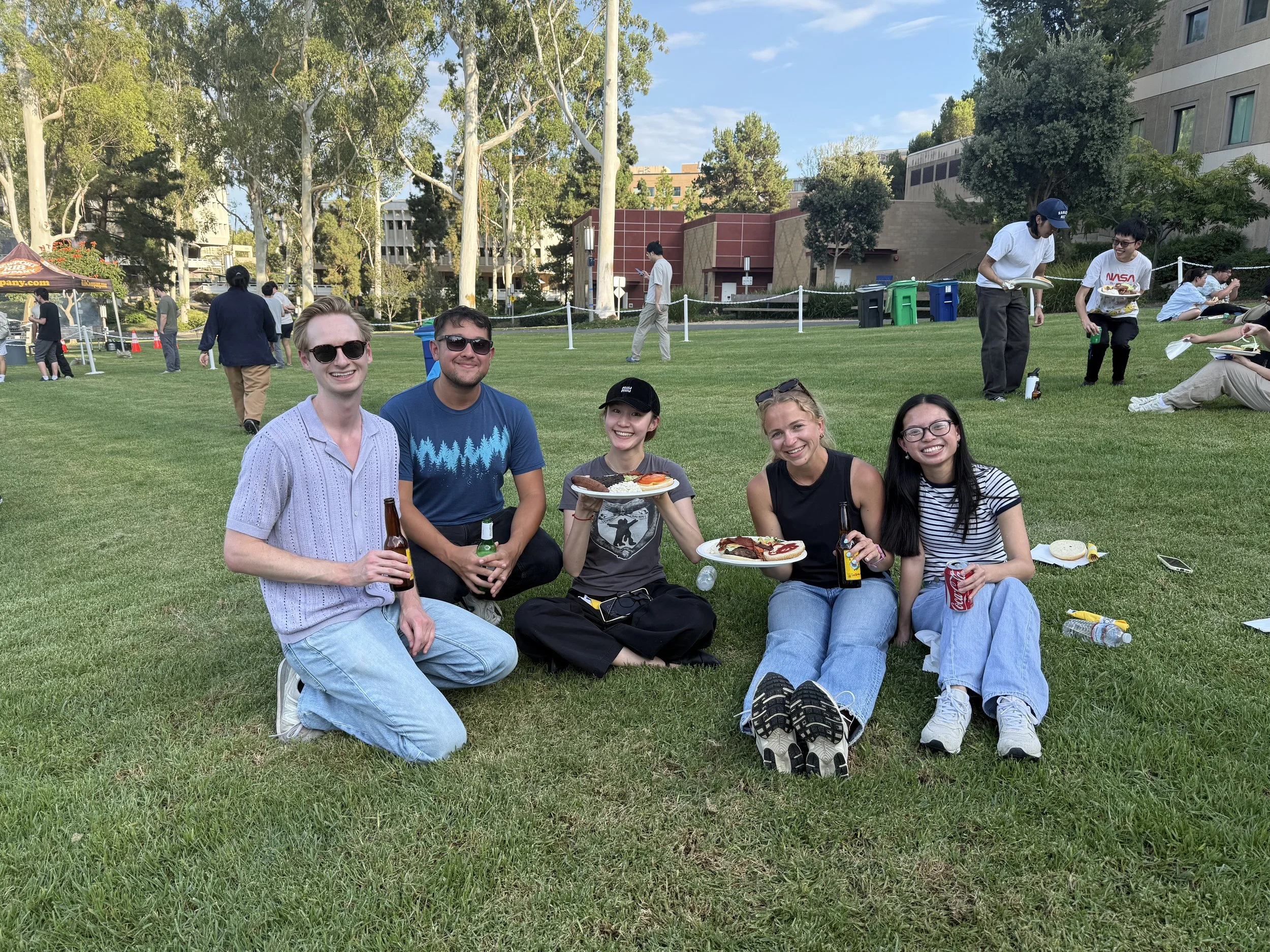 Jack, Chad, Yuge, Victoria, and Wendy enjoy the annual chemistry picnic on the hottest day of the year!    

September 9, 2026 
Irvine, CA  