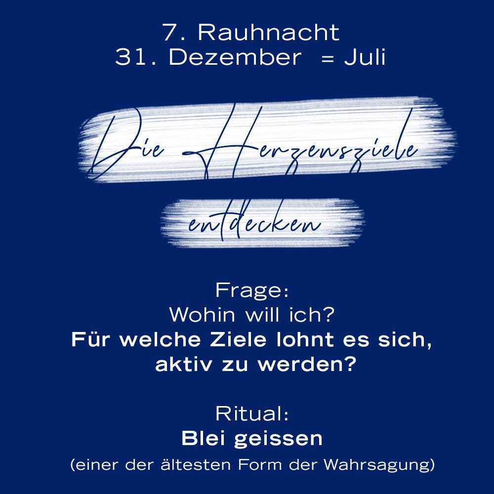 Silvester - 7. Rauhnacht