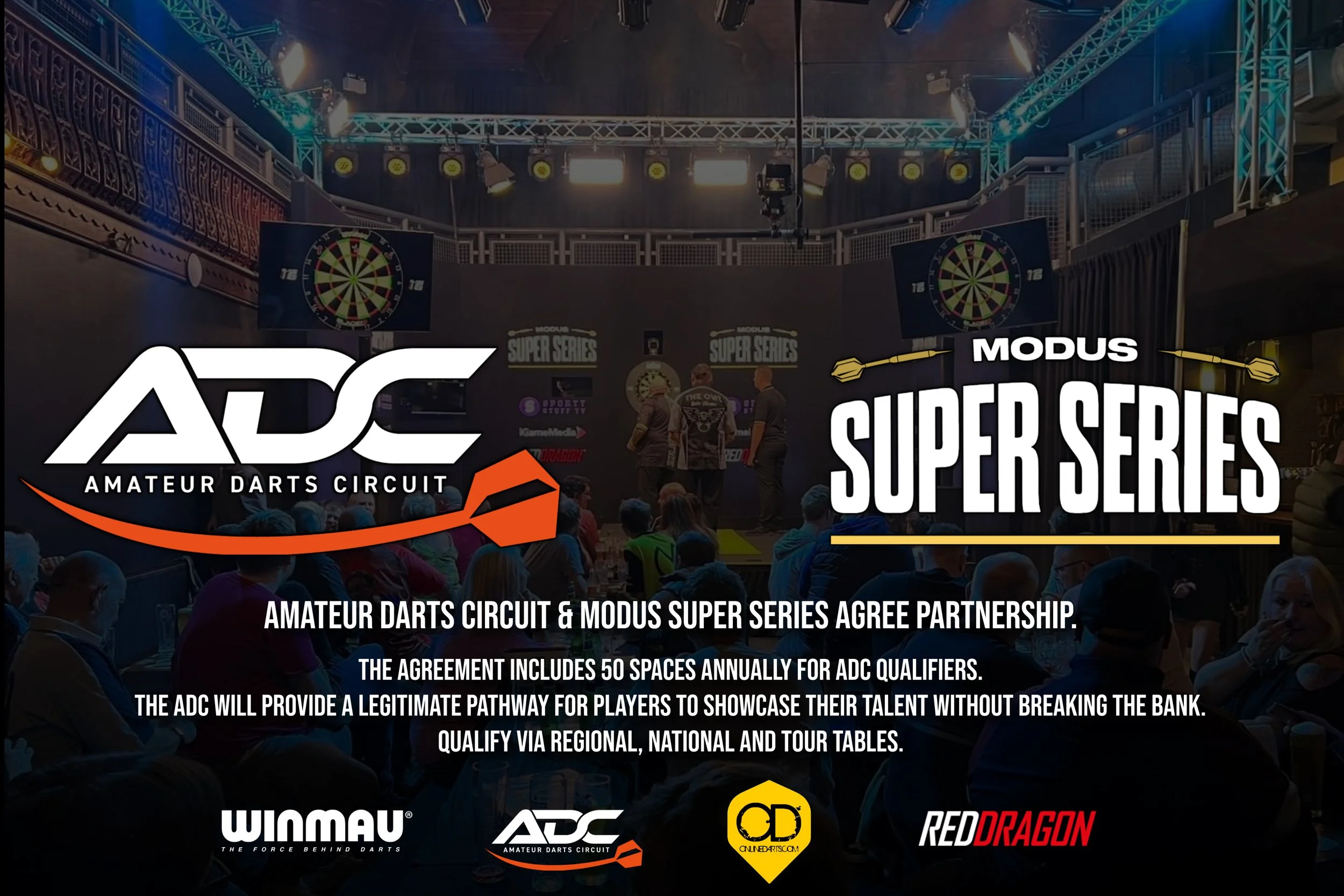 MODUS Super Series to offer qualification route through Amateur Darts