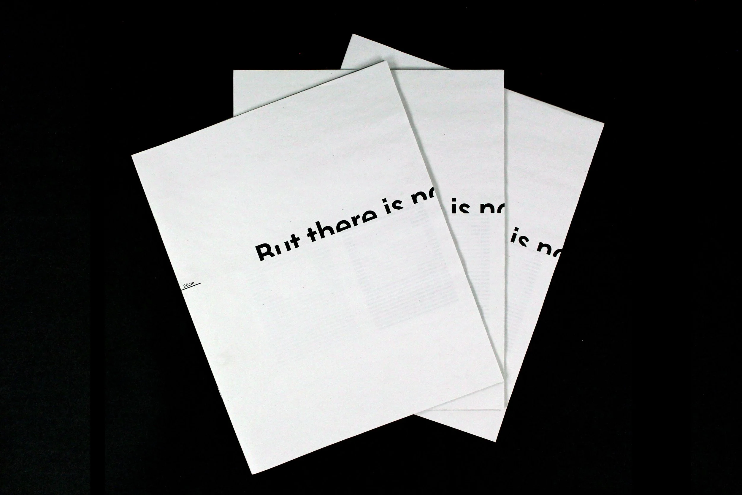 
But there is no land near the end, A&E publication, 2018. 270 x 340cm, 32 pages.